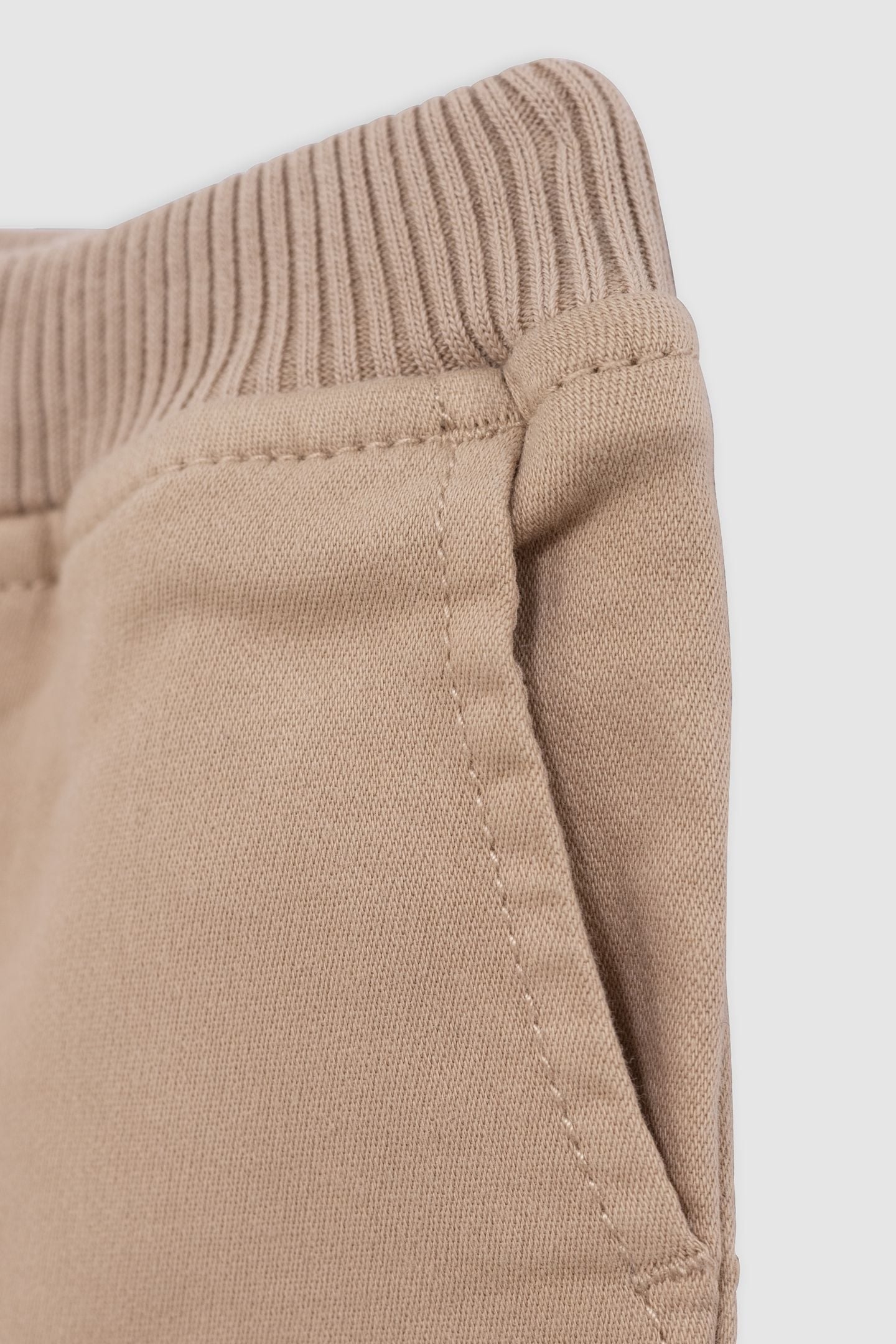 BEIGE DENIM BERMUDA SHORTS 5