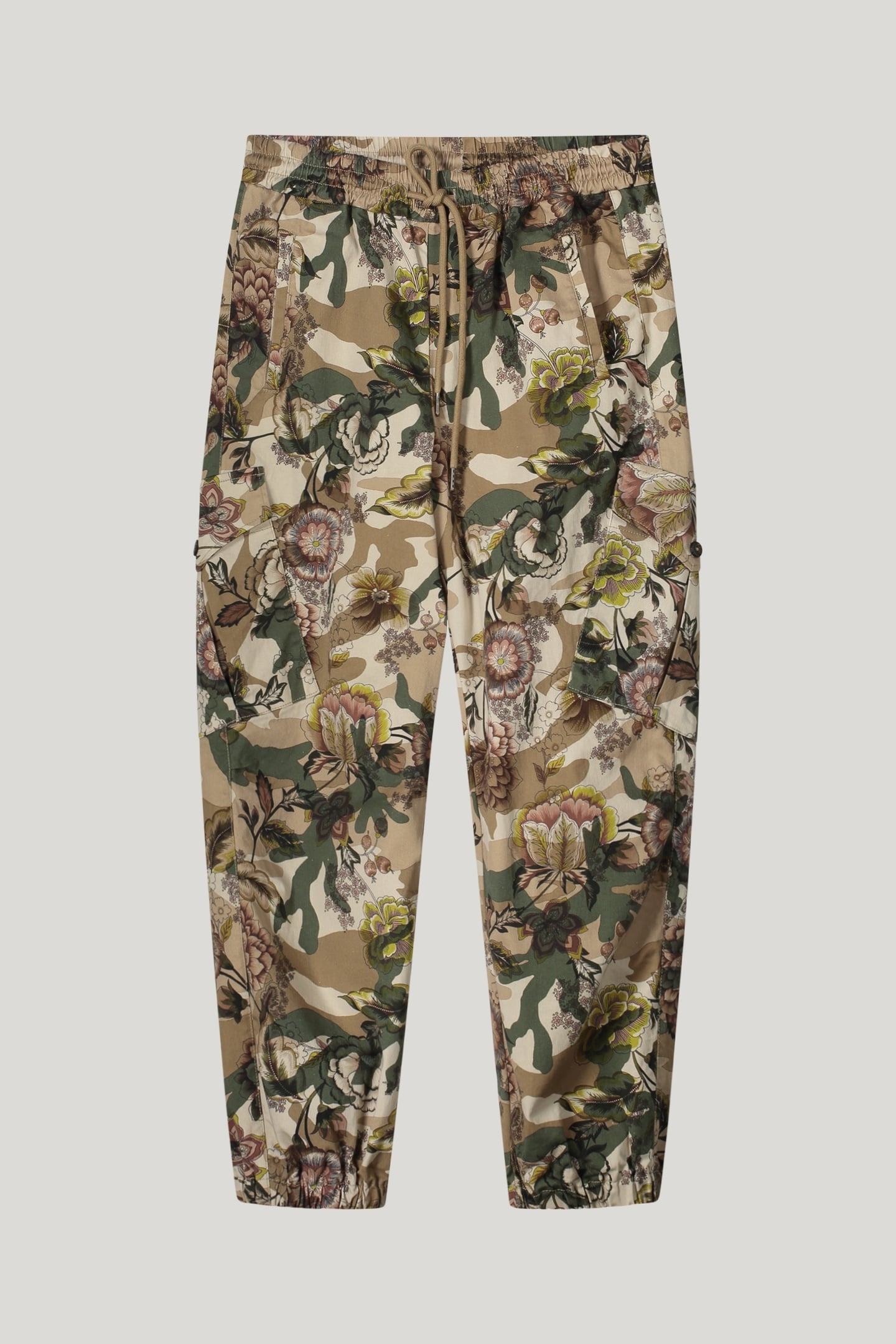 TROUSERS CAMOUFLAGE FLOWERS EA MULTICOLOUR 4