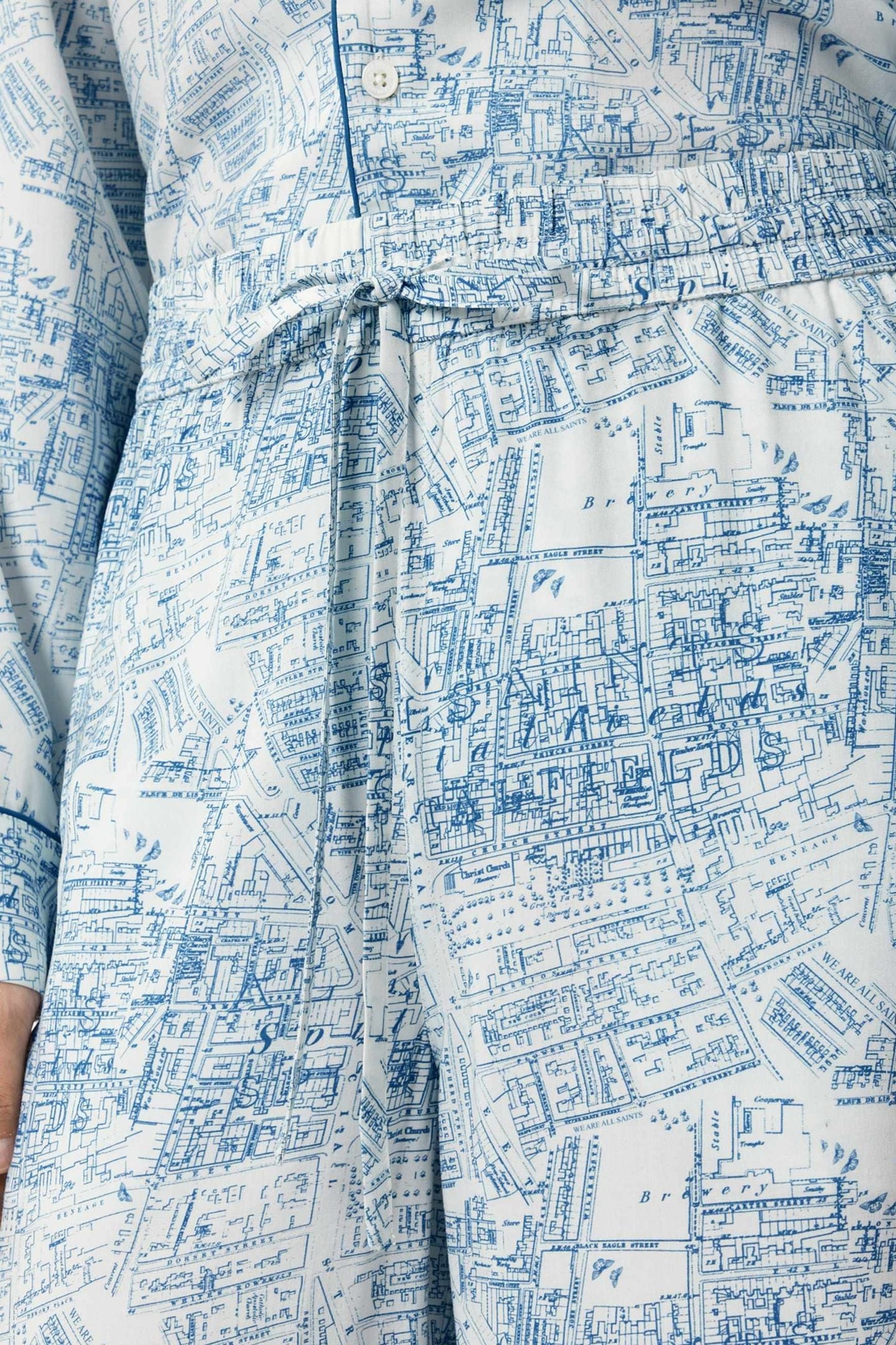 MAUDE PJ SET MAP BLUE 7