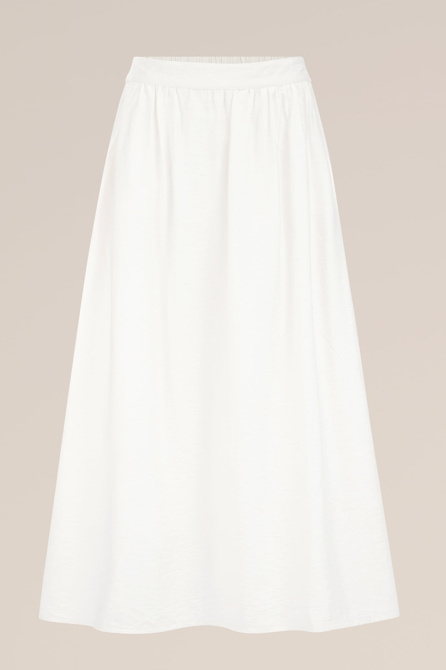 SKIRT MEDIUM LENGTH WHITE 4