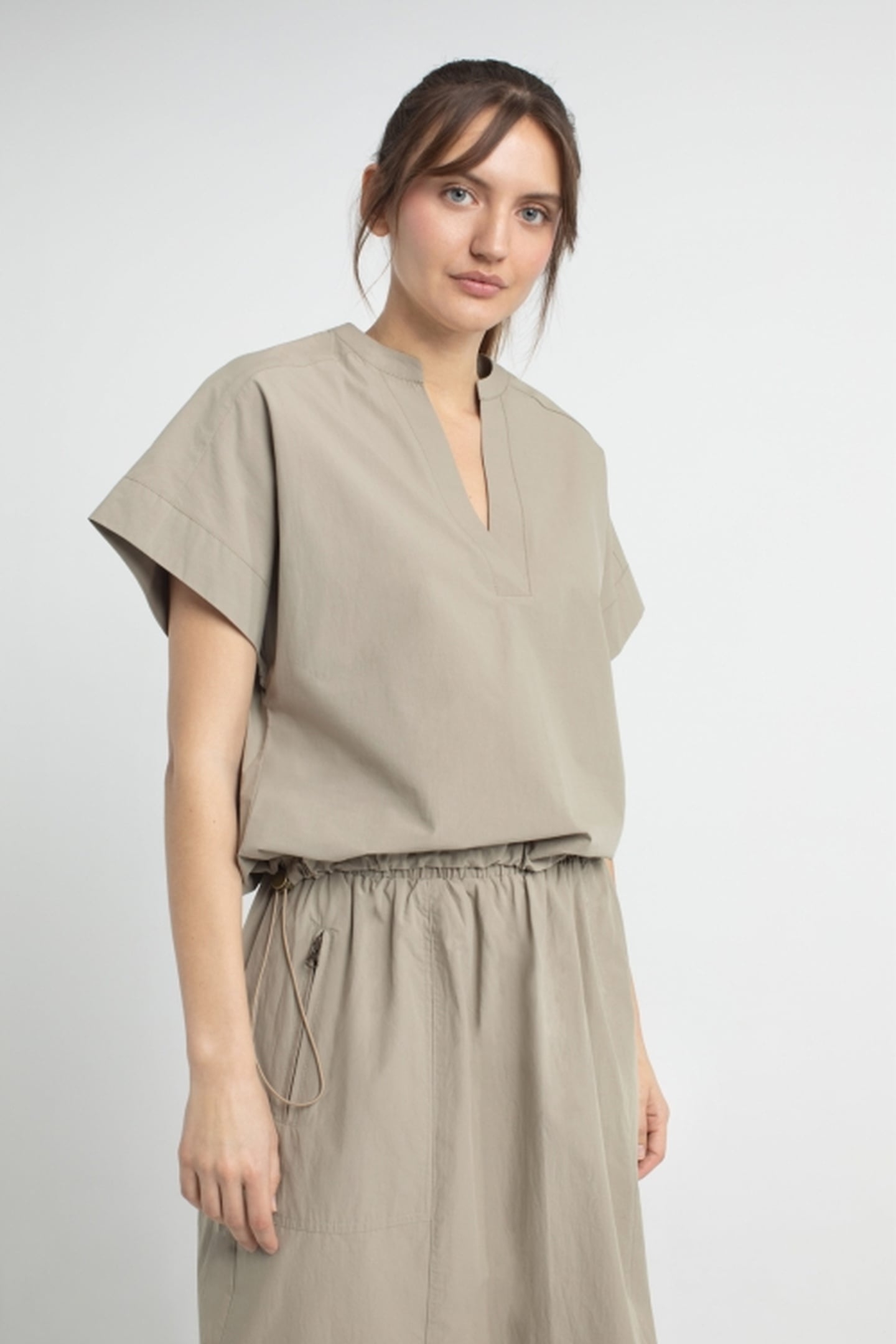 JUNE BLOUSE LIGHT OLIVE 1