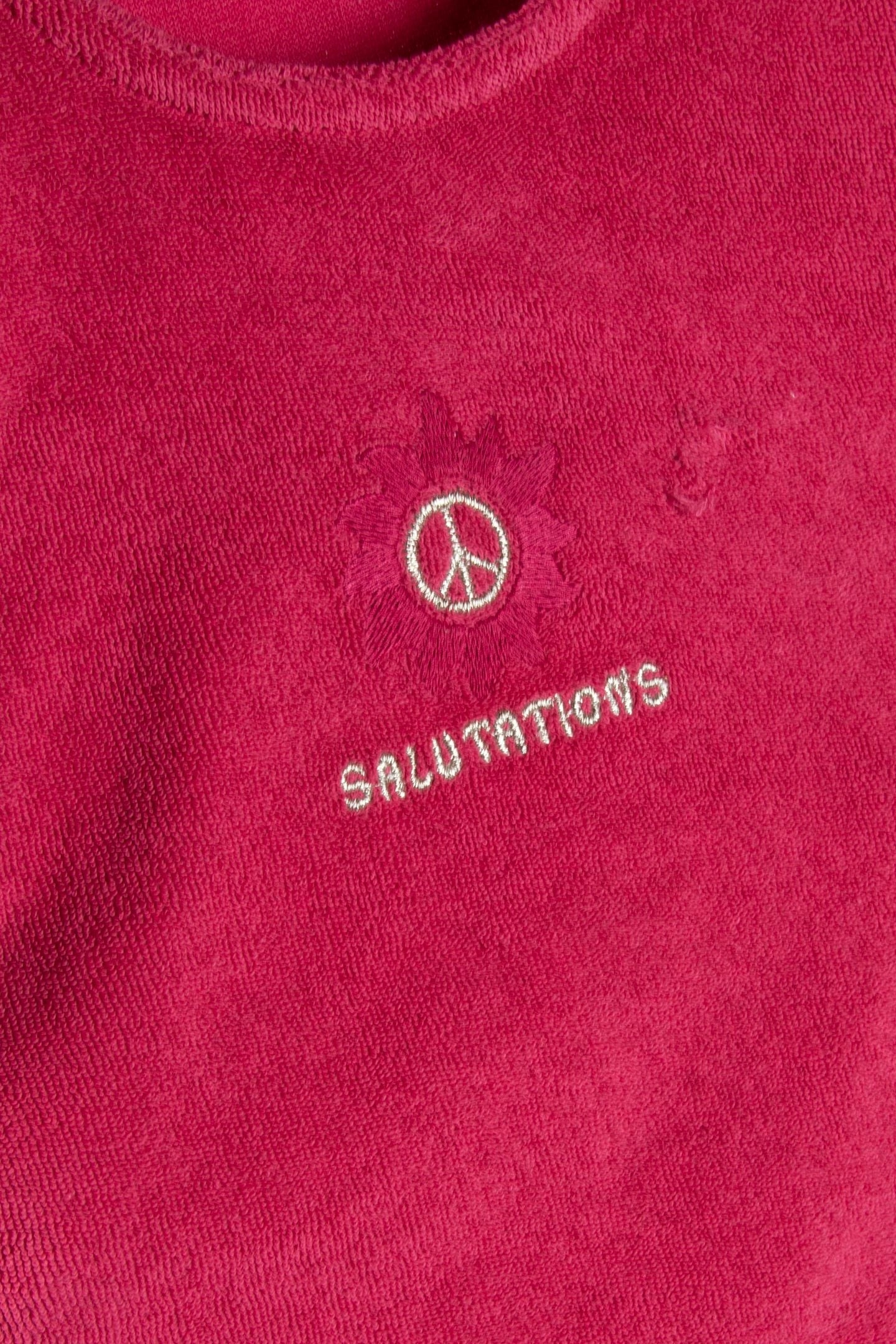 PINK TERRYCLOTH SHORTS AND T-SHIRT SET 3