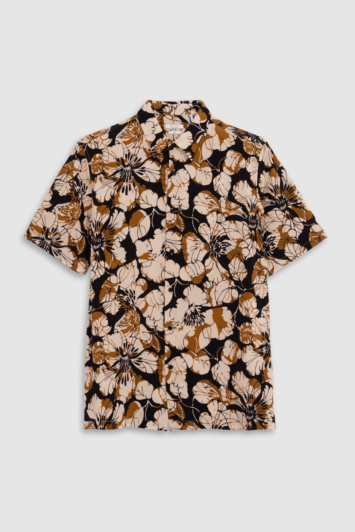 SAFFRON REGULAR SHIRT WITH XL FLOWER PRINT 4