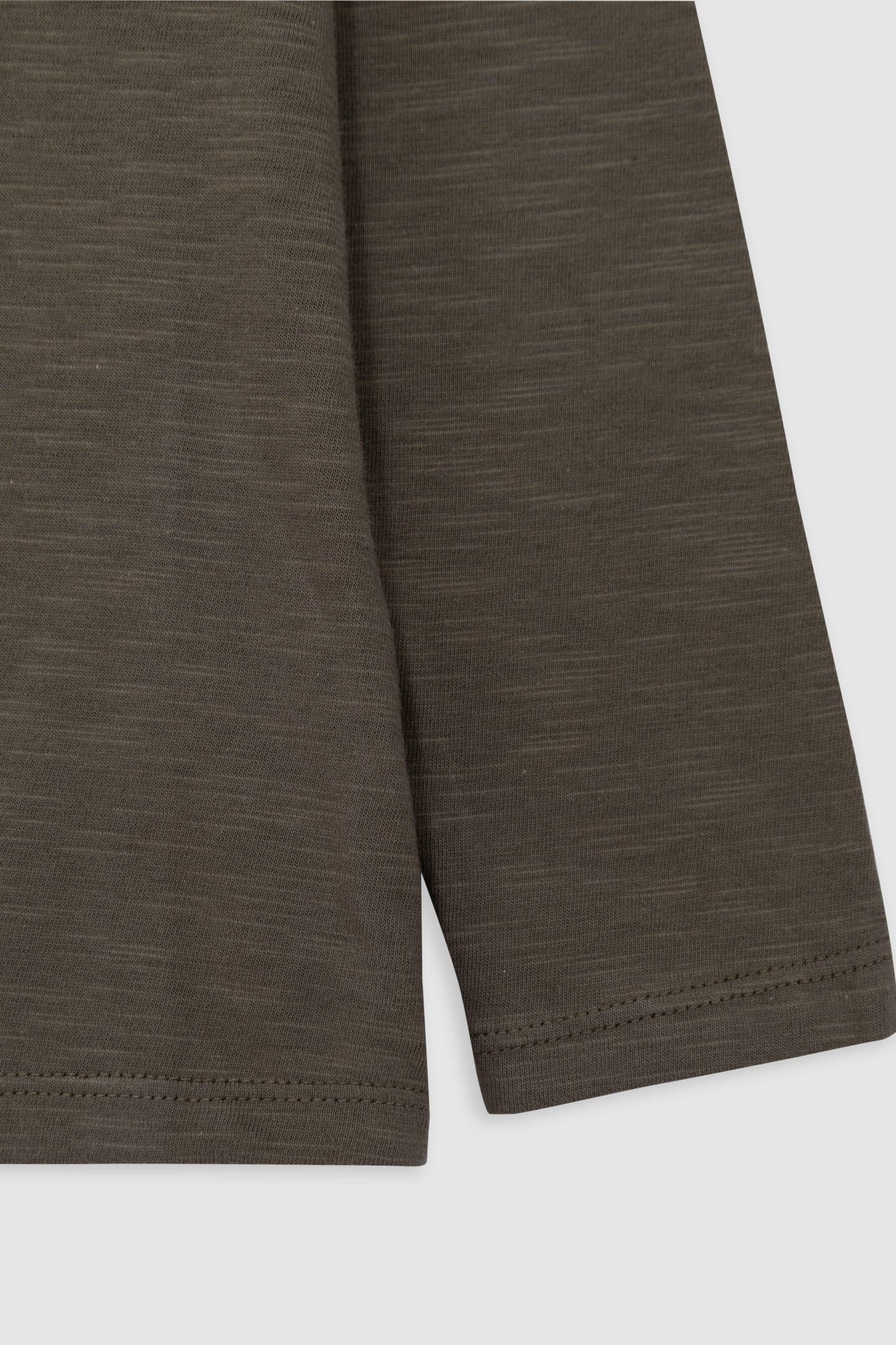 GIRL'S KHAKI ORGANIC COTTON FLOWERS & LEOPARD T-SHIRT 4