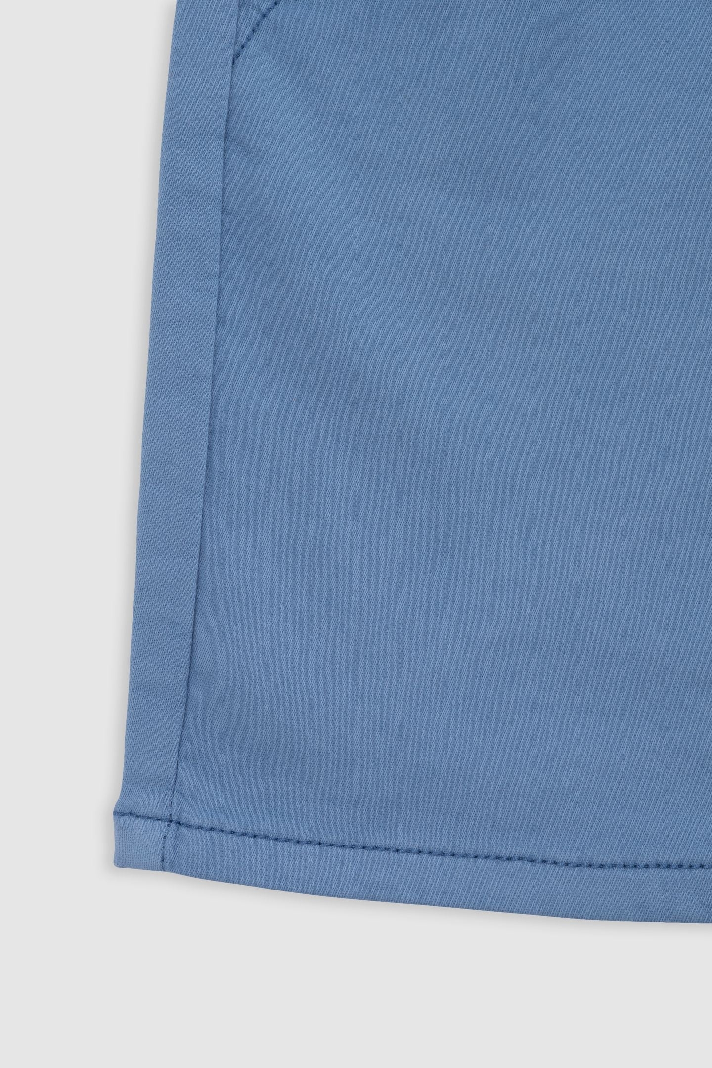 LOOSE BLUE KNITTED BERMUDA SHORTS 4