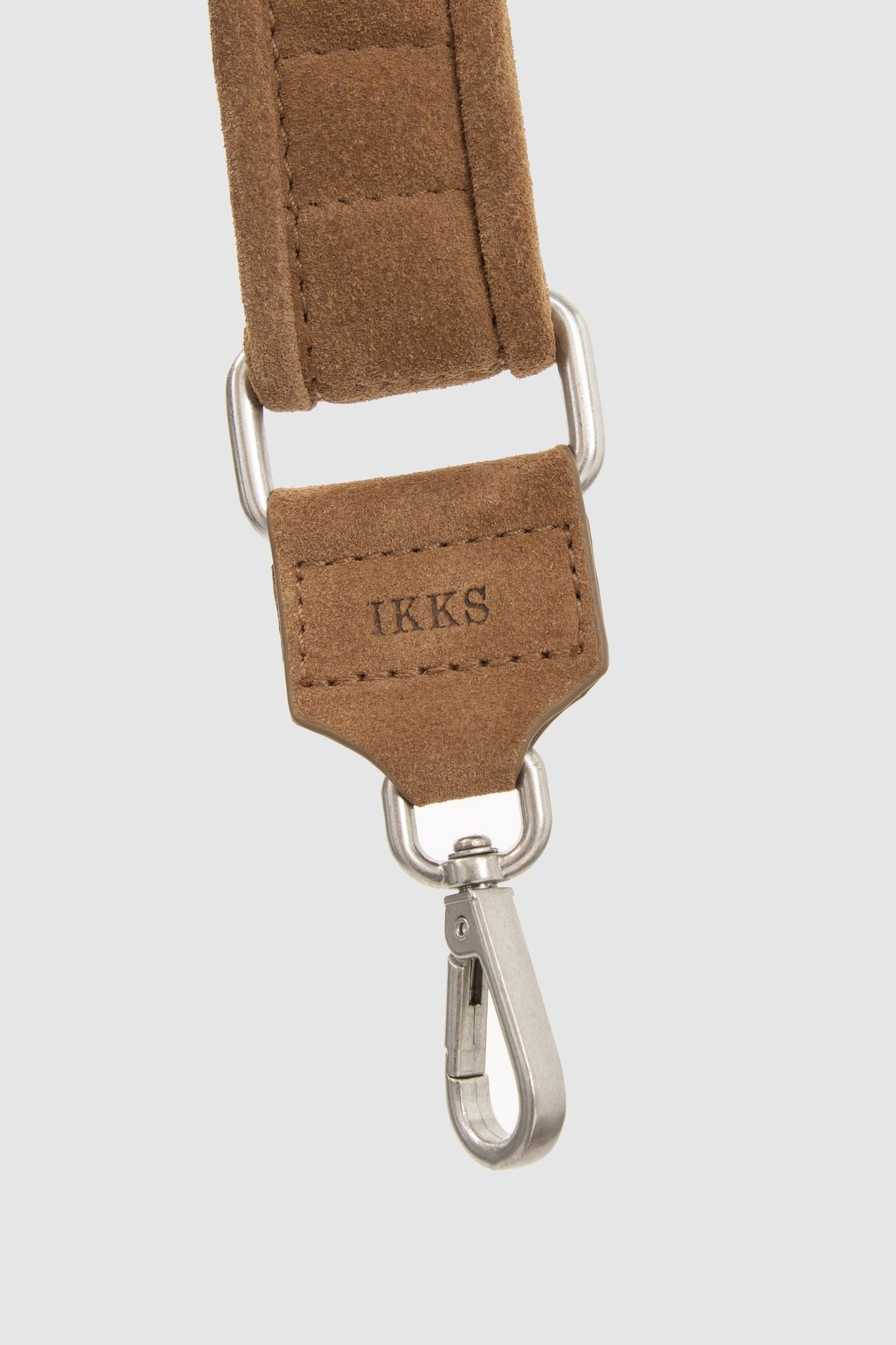 THE 111 SHOULDER STRAP IN SAND SUEDE COWHIDE WOMEN 3