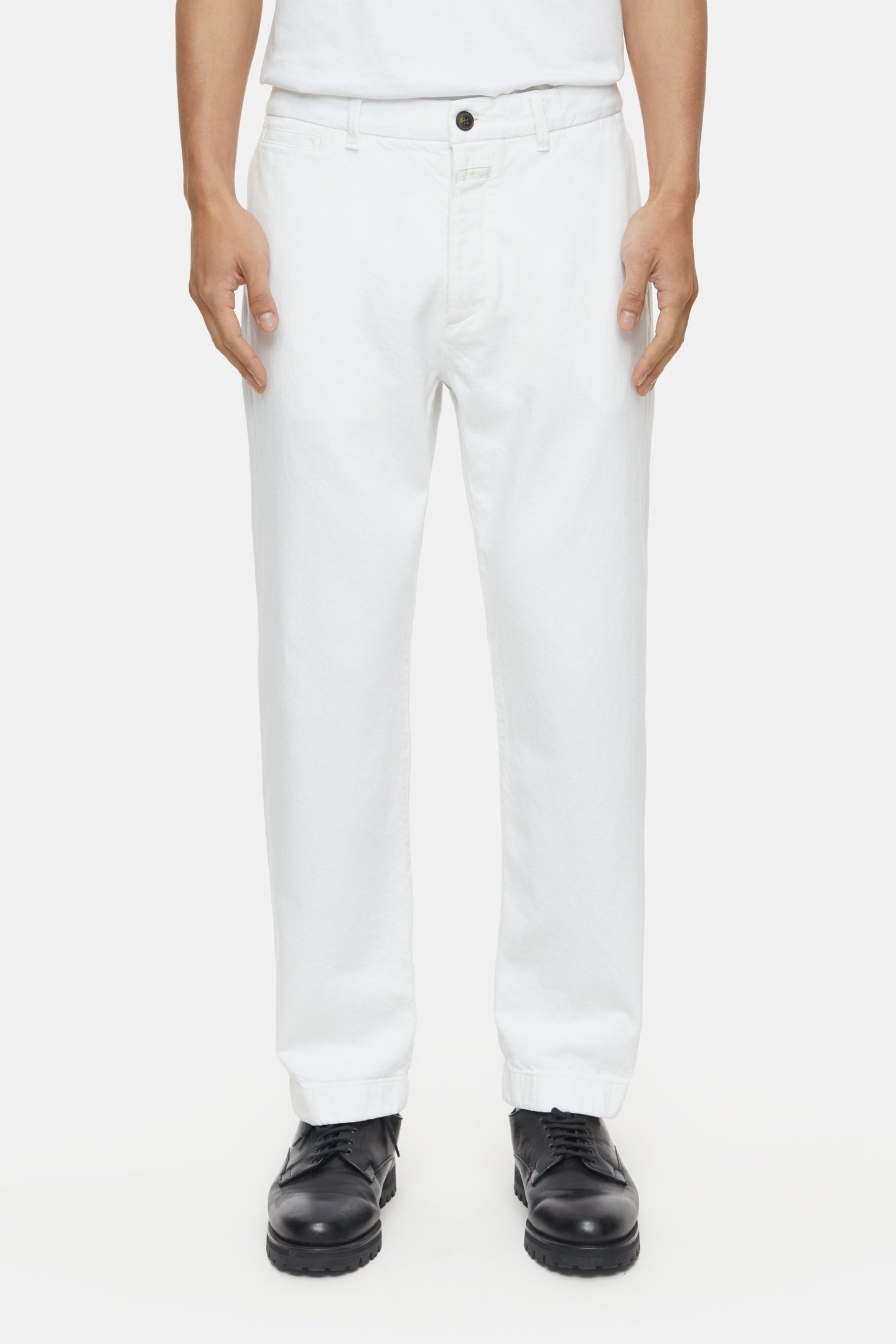TACOMA TAPERED JEANS IVORY 1