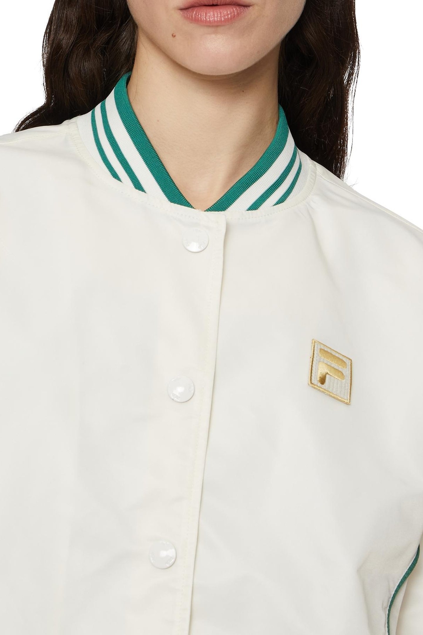 LEME OVERSIZED BASEBALL JACKET ANTIQUE WHITE 6