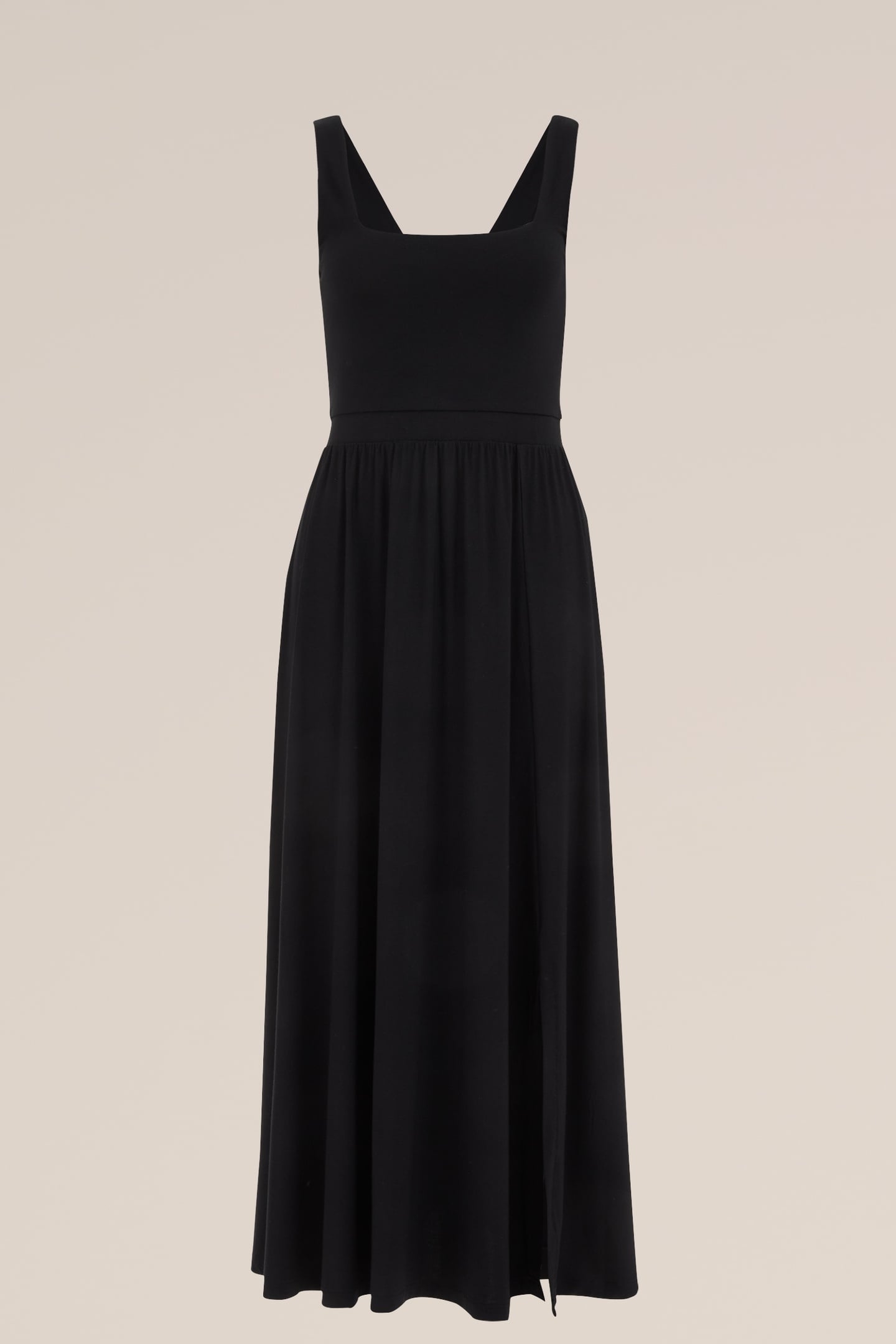 DRESS MID LENGTH BLACK 4