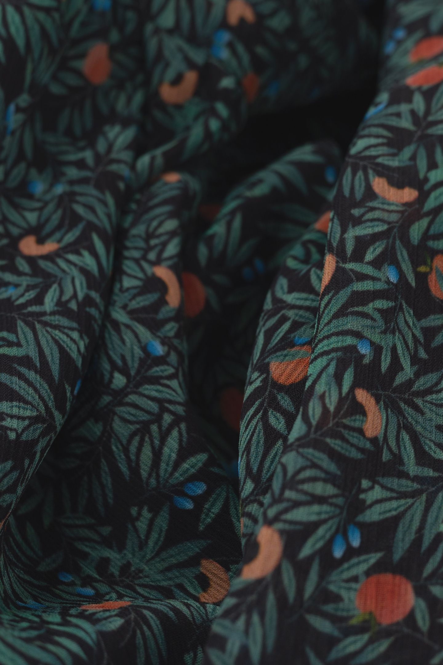 GREEN BLOUSE WITH SUMMER FRUIT PRINT GREEN 7