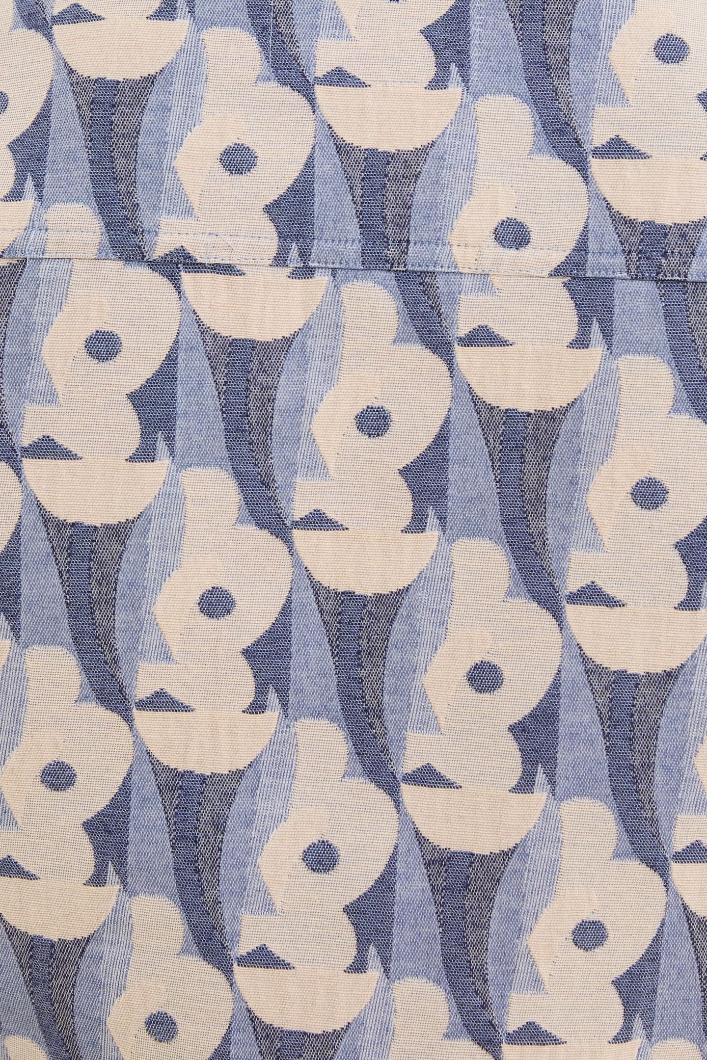 BLUE FLOWER JACQUARD JACKET SKY BLUE 8