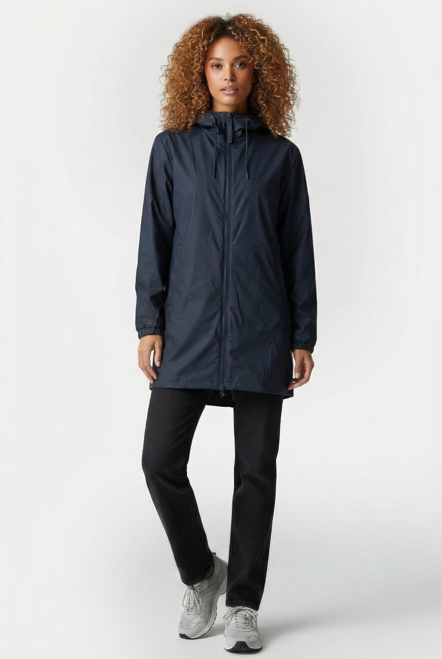 UNISEX LOHJA LONG INSULATED JACKET W3T2 NAVY 2
