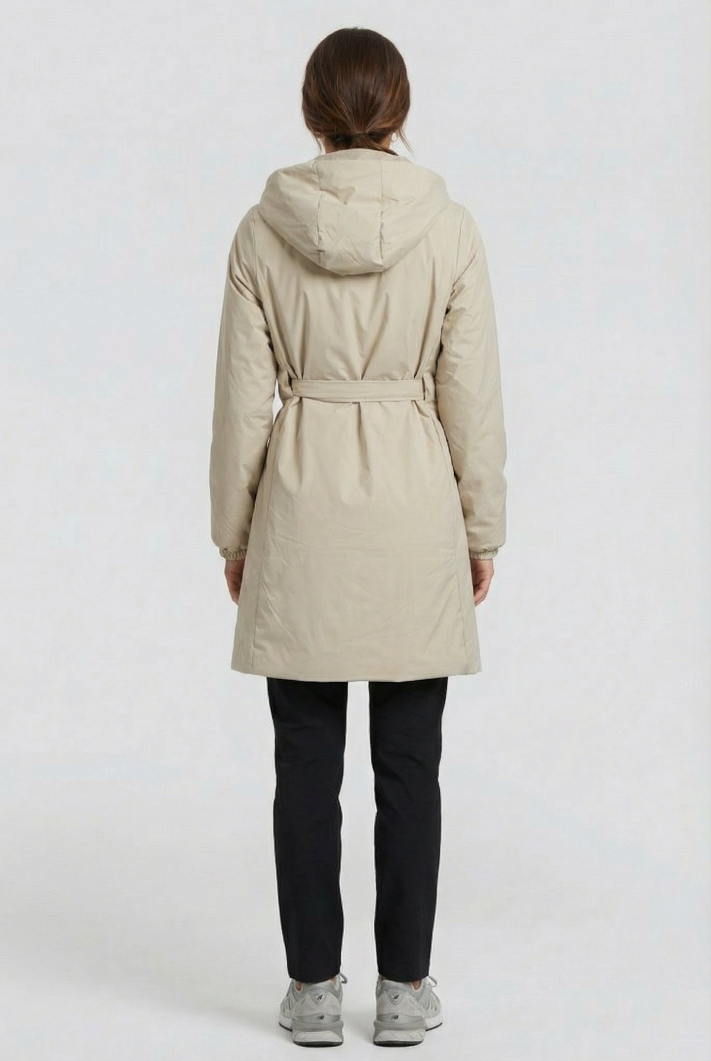 LOHJA LONG INSULATED CURVE JACKET W3T2 DUNE 3