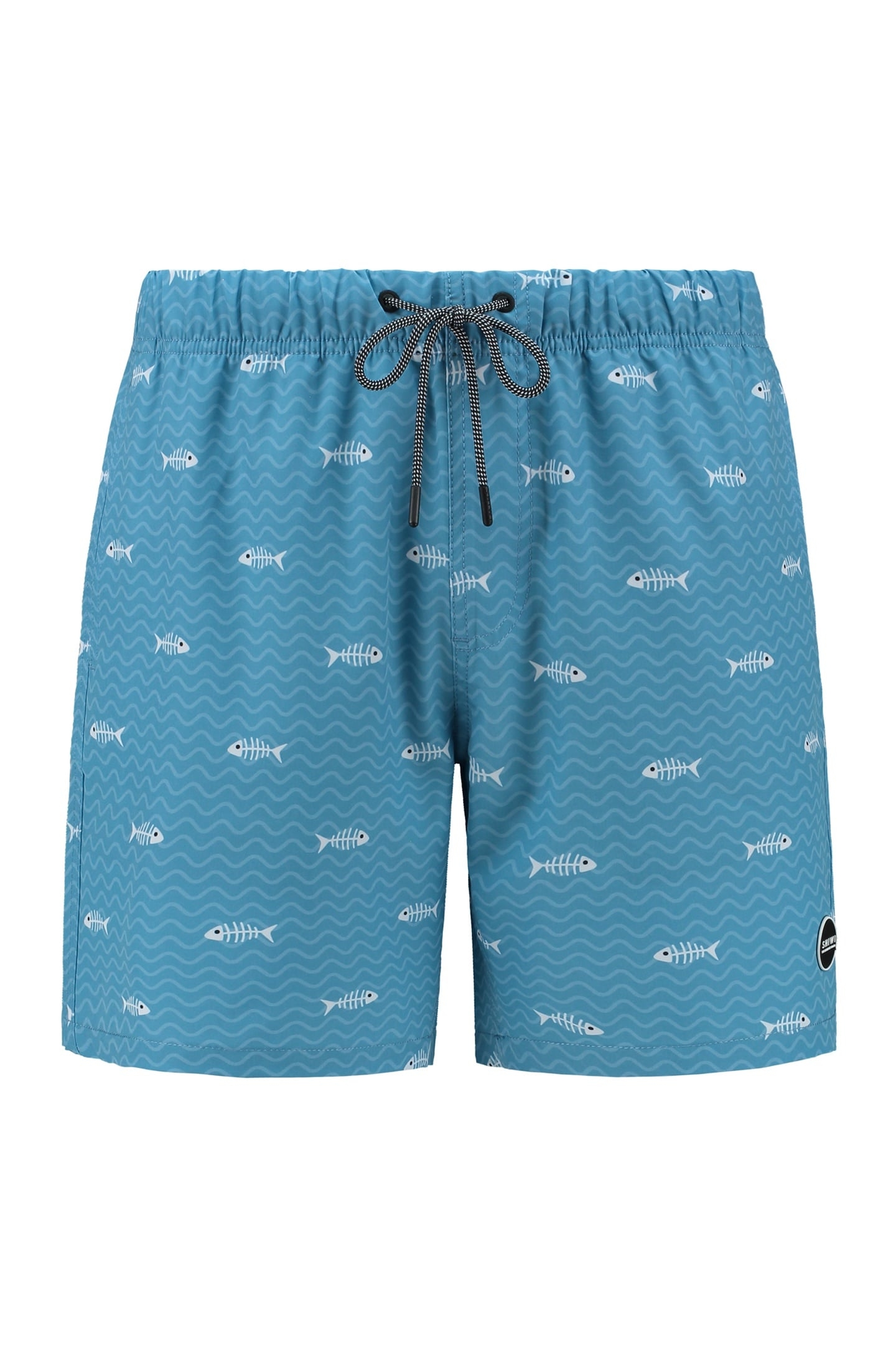 SWIM SHORTS FISH BONE CANADIAN BLUE 5