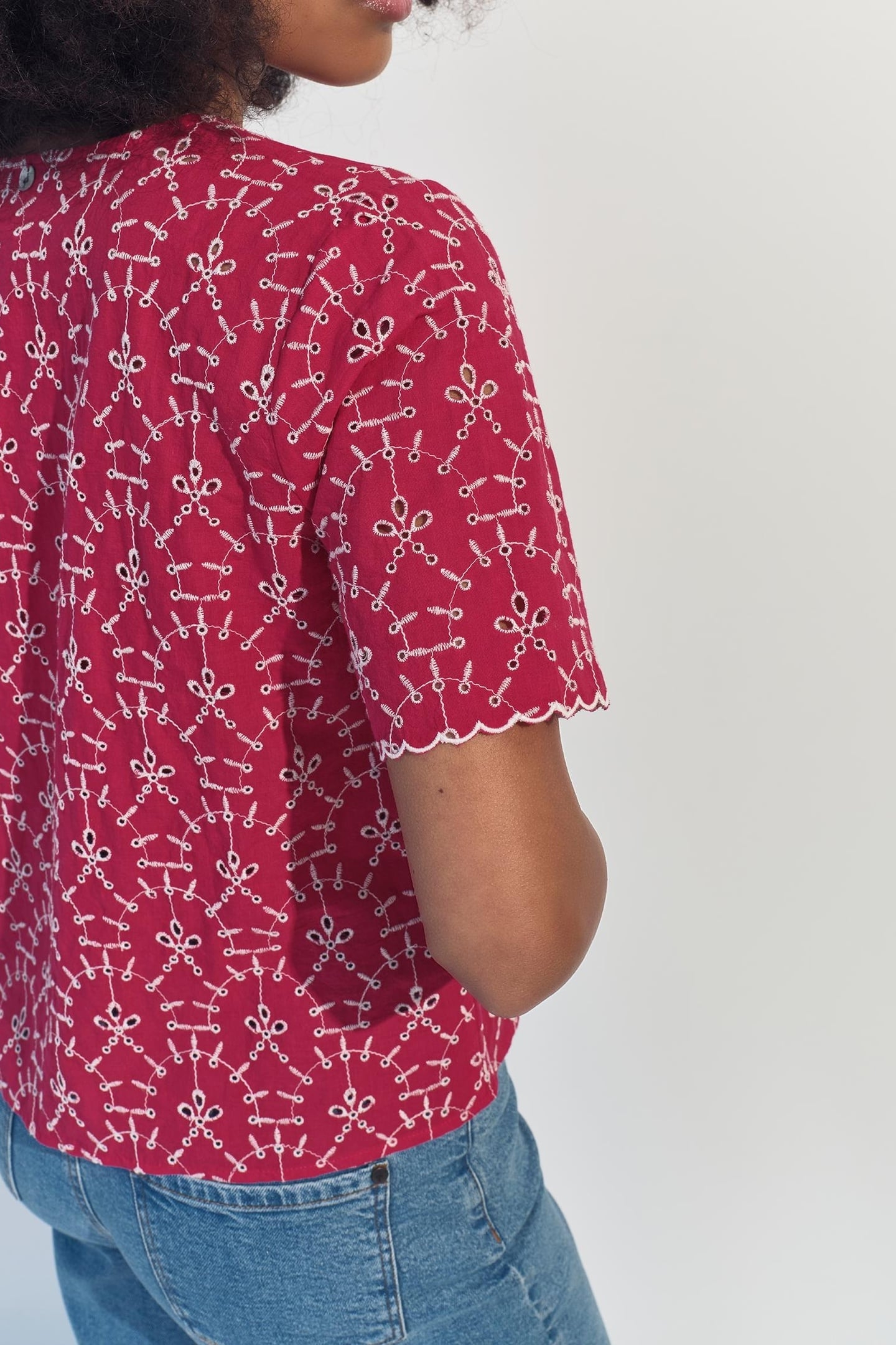 CRUZ - PINK NEO-EMBROIDERY TOP 3