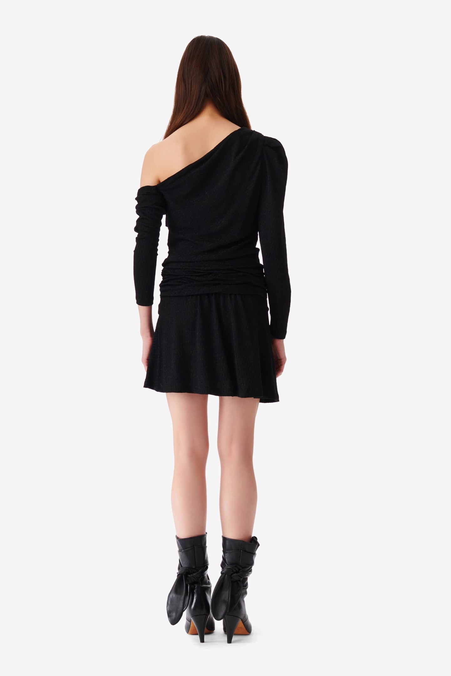 MERIMI DRESS BLACK/BLACK LUREX 3