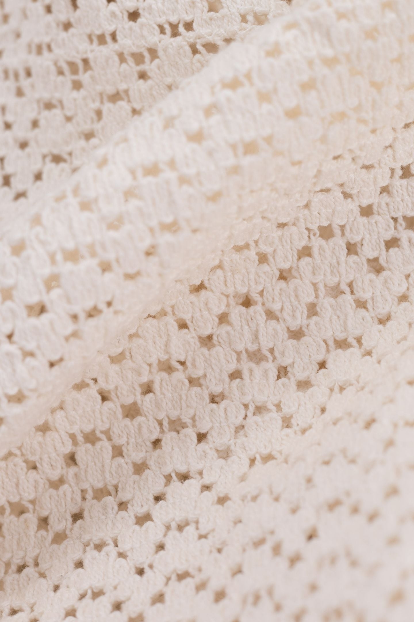 SHORT-SLEEVED ECRU LACE SHIRT ECRU 8