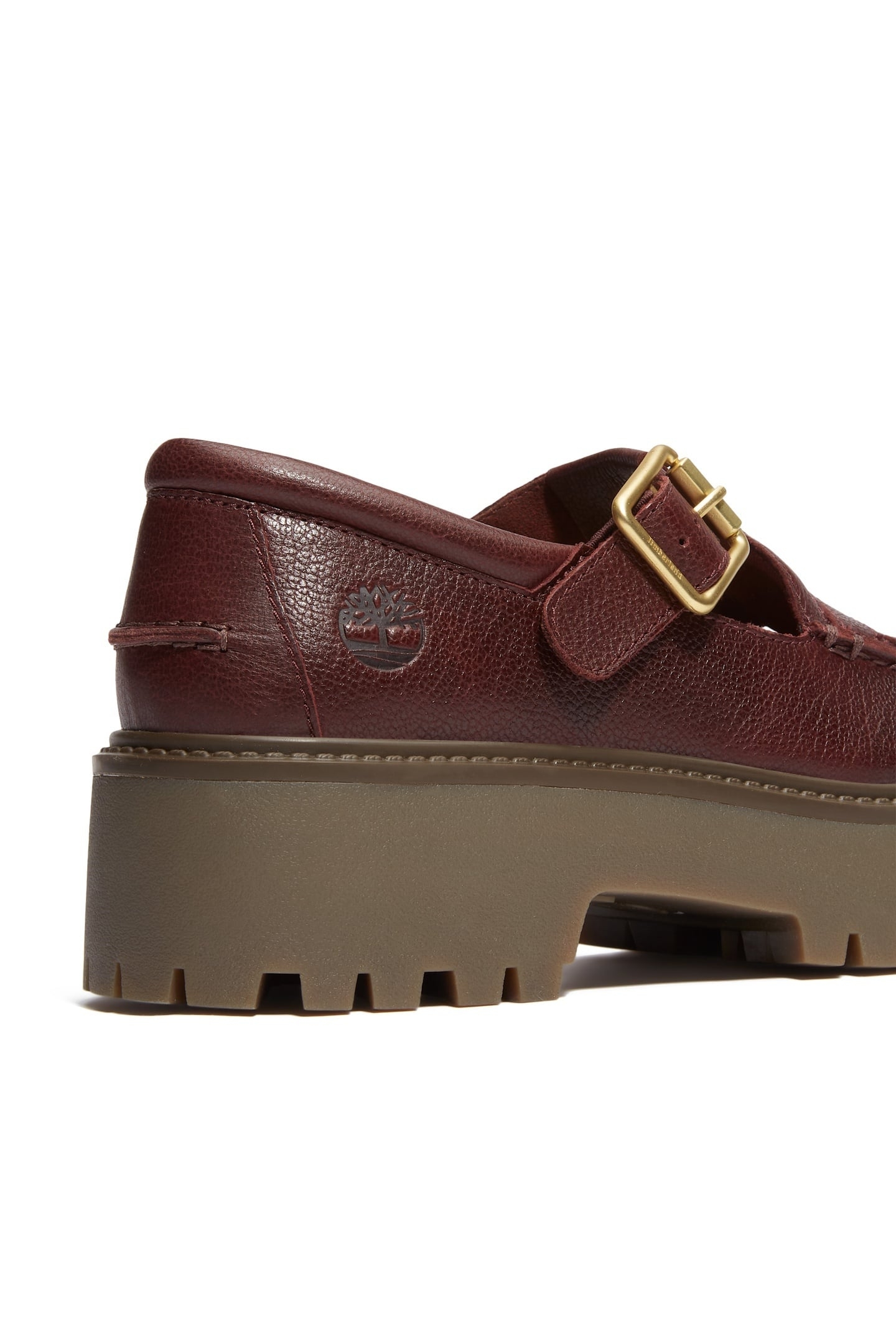 STONE STREET BUCKLE SHOE BURGUNDY FULL GRAIN 7