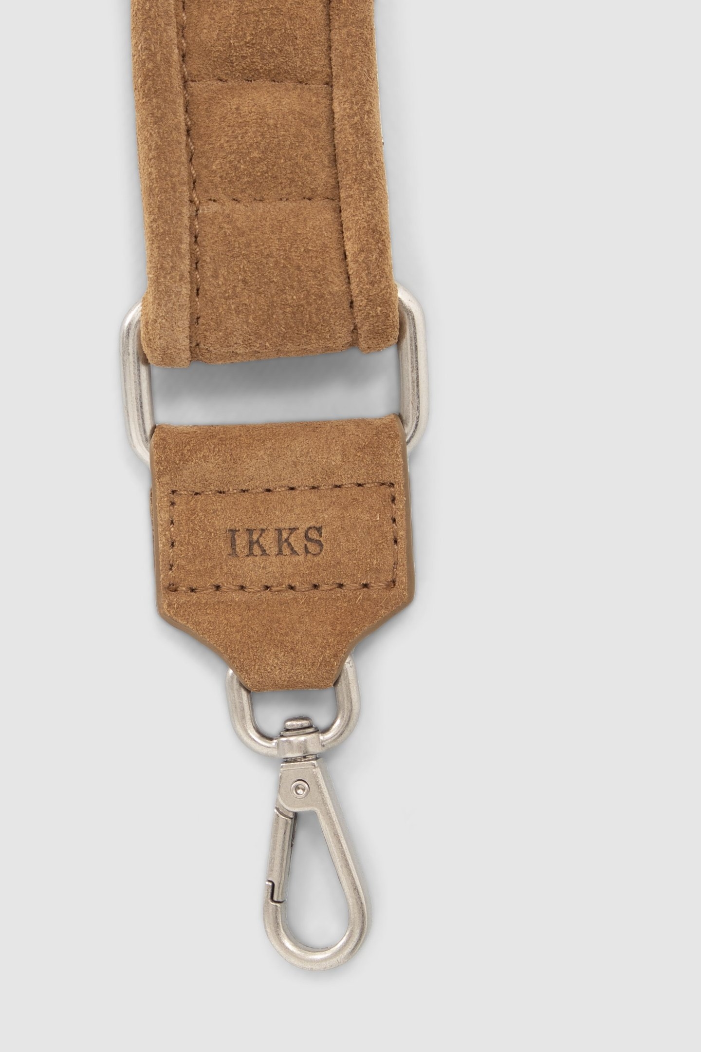 THE 111 SHOULDER STRAP IN SAND SUEDE COWHIDE WOMEN 4