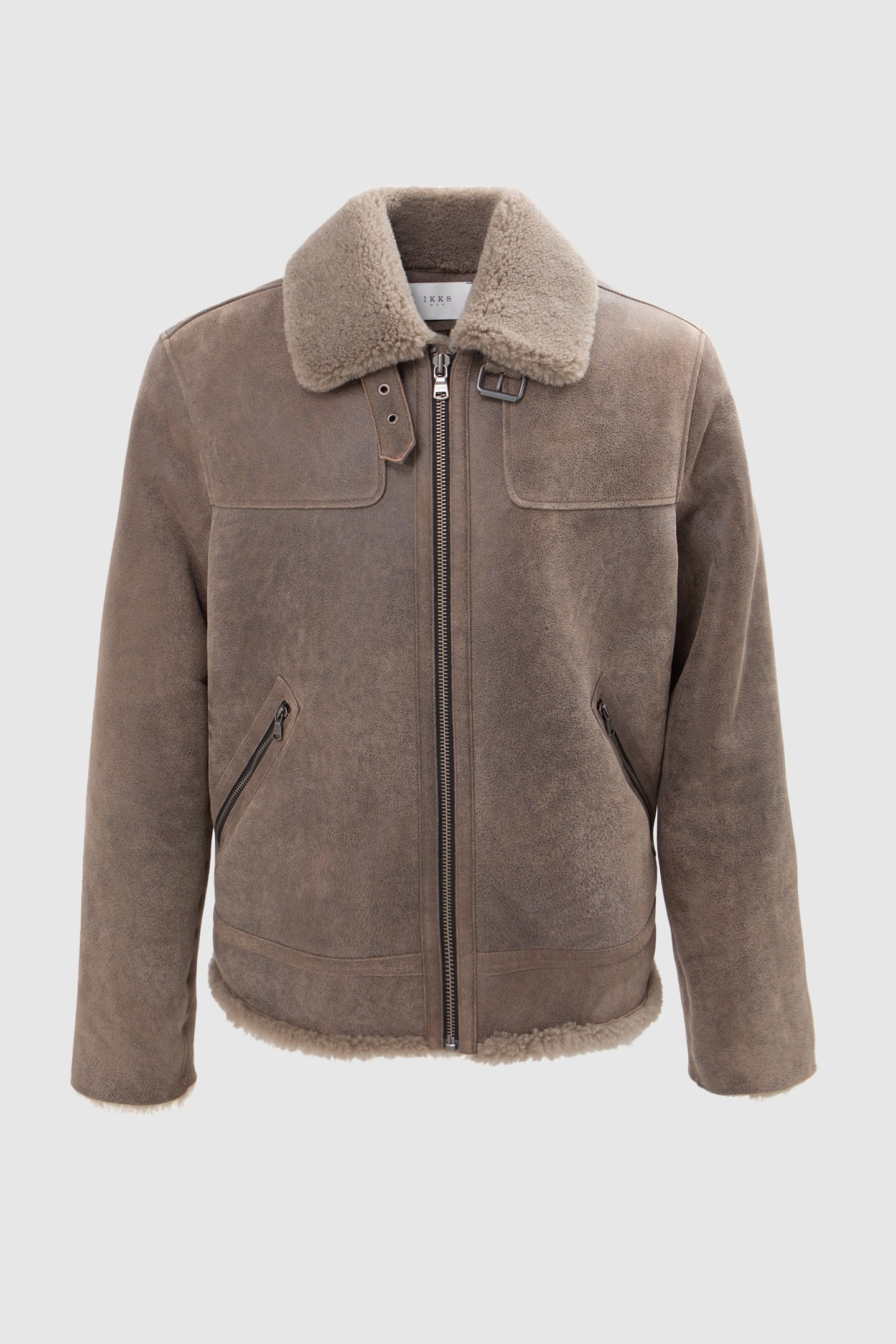 LWG-CERTIFIED RAW LEATHER BOMBER JACKET 4