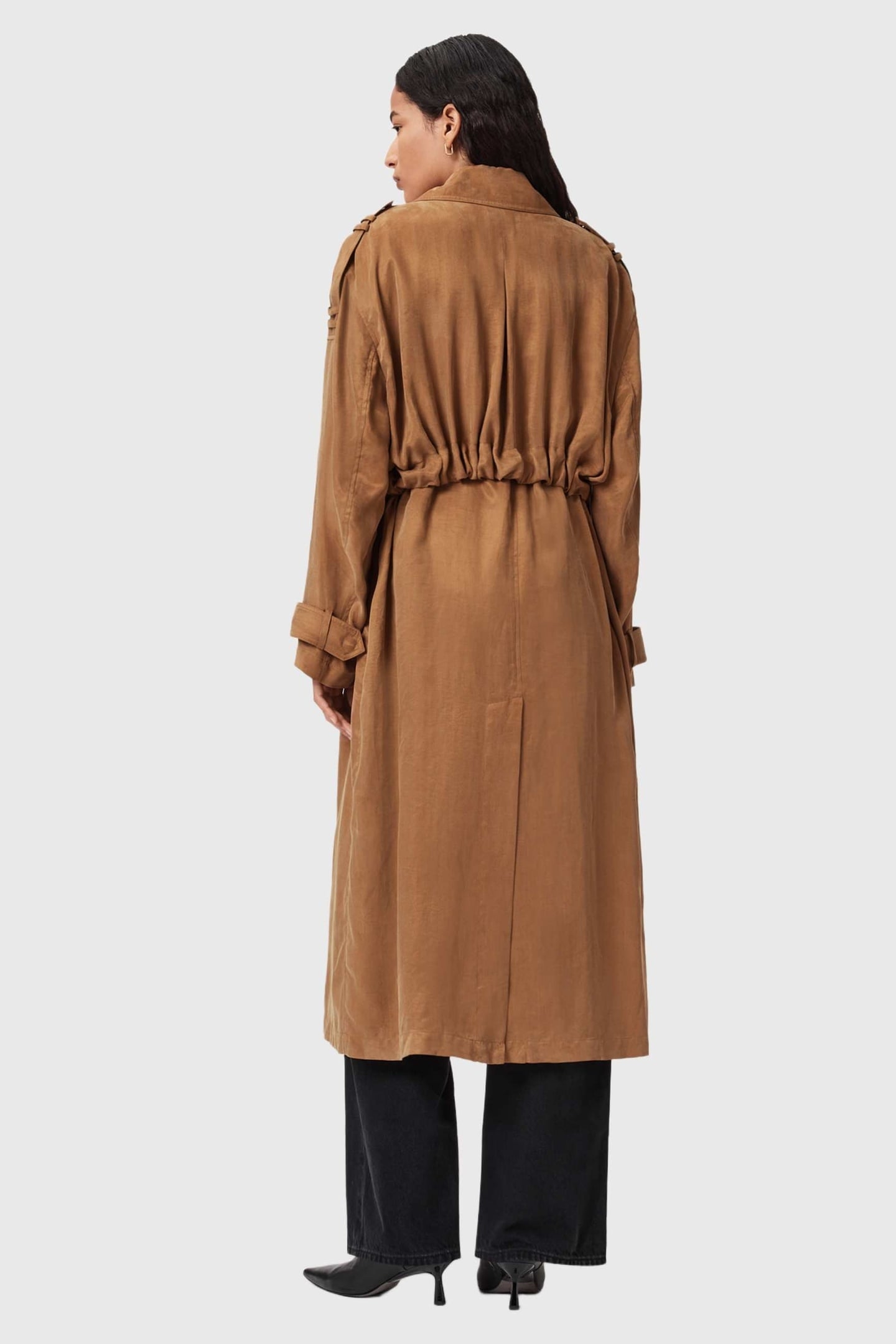 LINNIE TRENCH CARAMEL CAFE BROWN 5