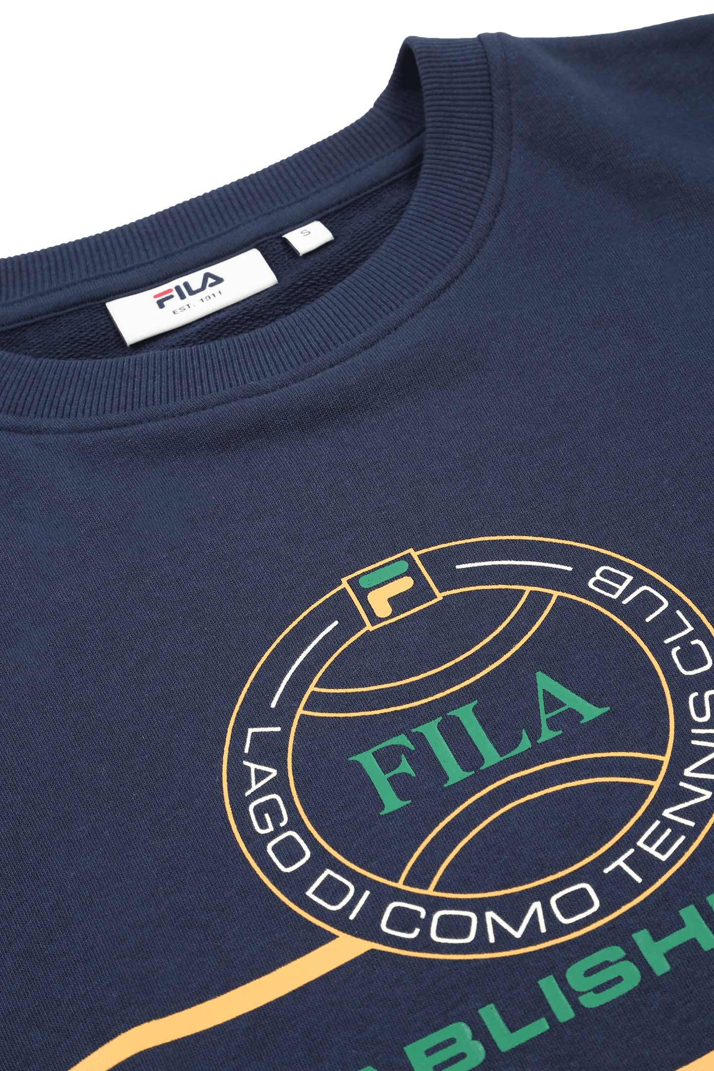 PARELLA RELAXED GRAPHIC CREWNECK SWEATSHIRT BLACK IRIS 7