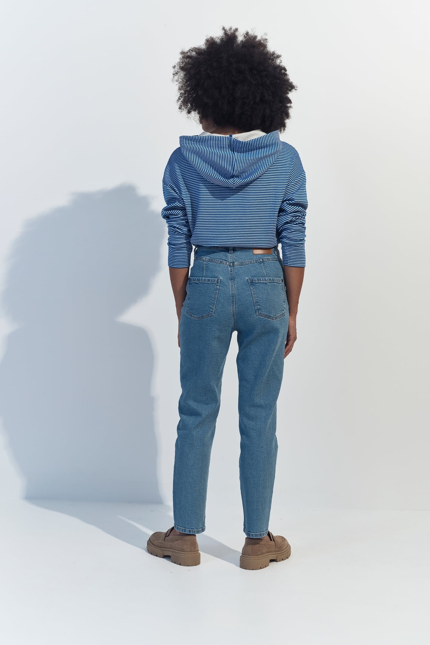 MELKI - SAILOR T-SHIRT WITH SEQUINED DANCER HOODIE 2