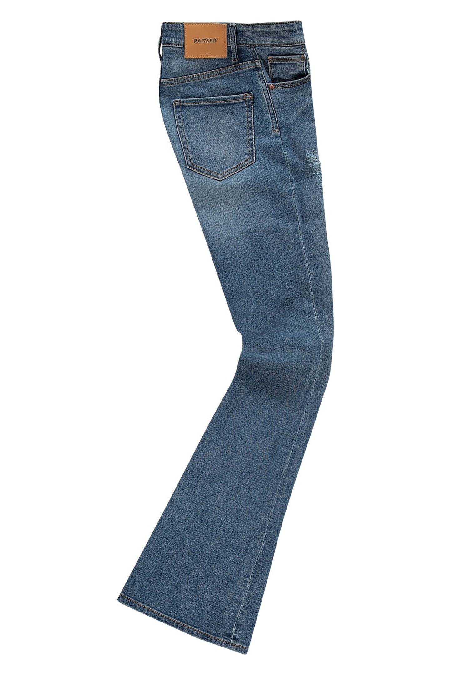 SUNRISE FLARE JEANS MID BLUE STONE 1