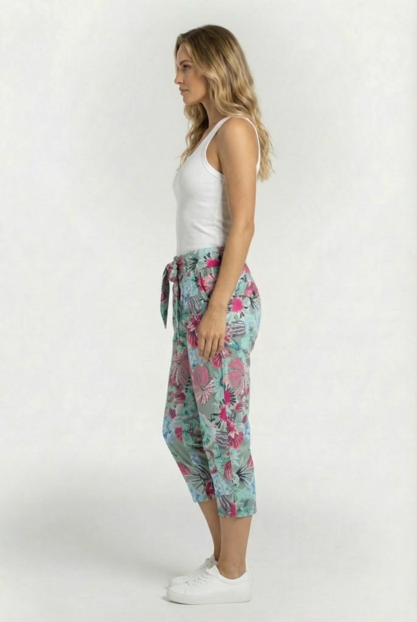 TRAVEL CAPRI JOURNAL IN DE GRANITE GREEN WITH FLORAL MEDLEY 3