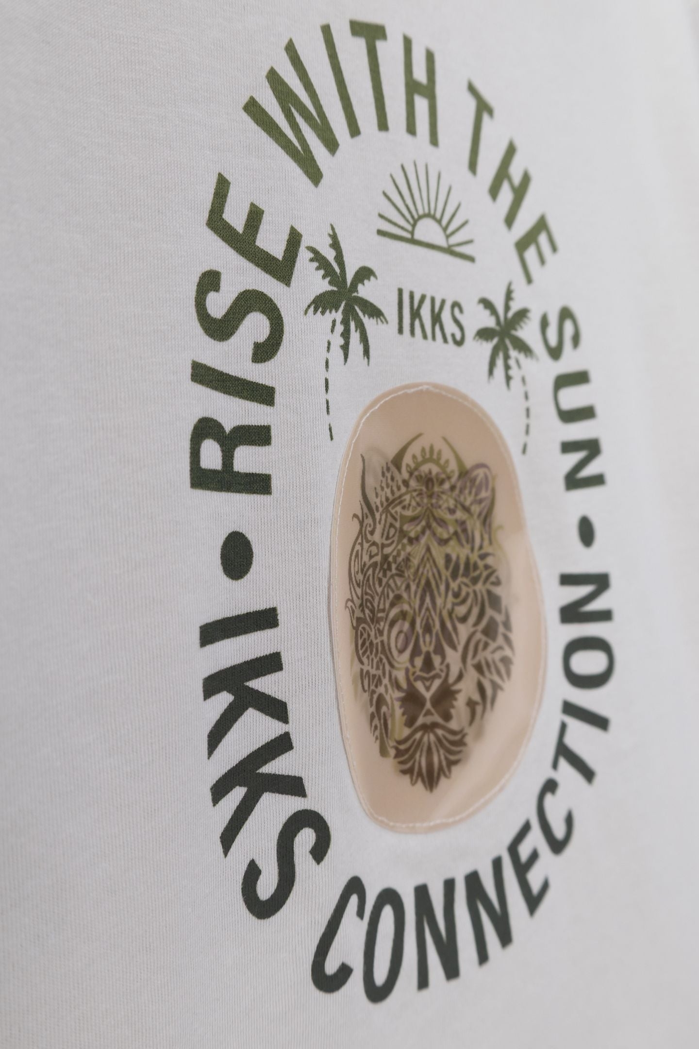 ECRU ORGANIC COTTON LENTICULAR T-SHIRT 5