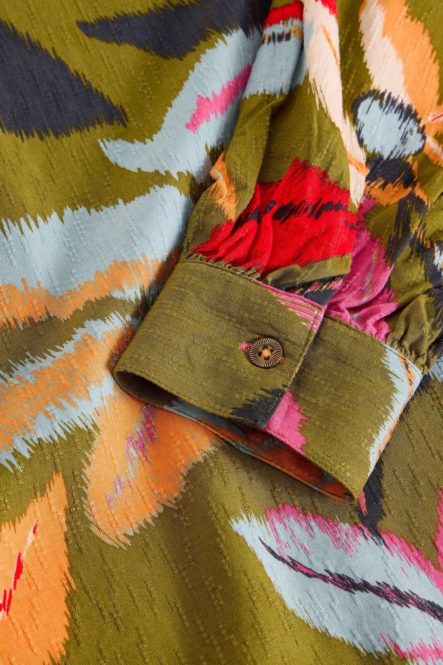 ULLA TOP GREEN MULTI 4