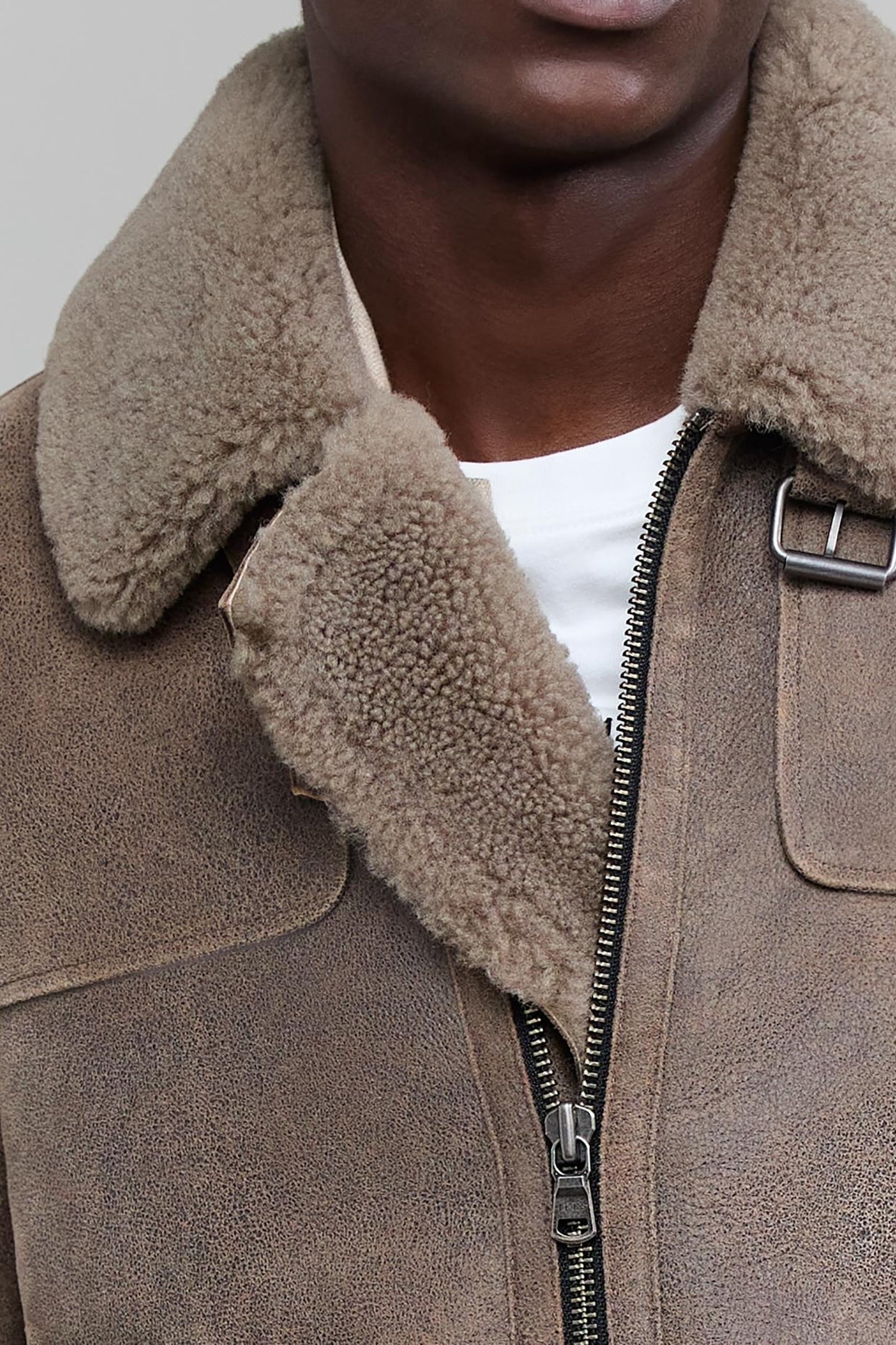 LWG-CERTIFIED RAW LEATHER BOMBER JACKET 6