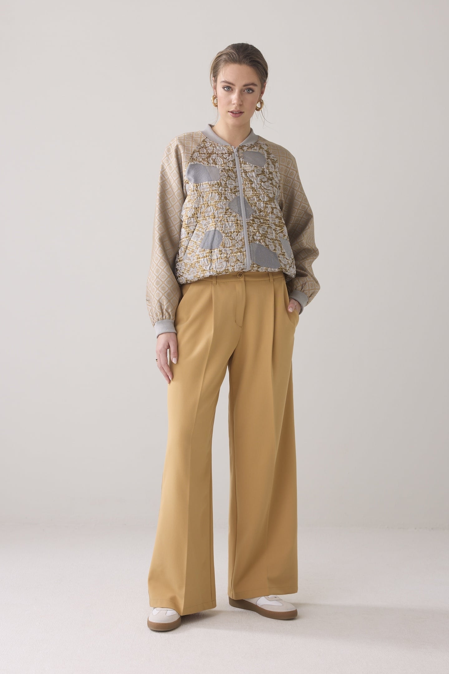 TROUSERS UNI SOFT CAMEL 1