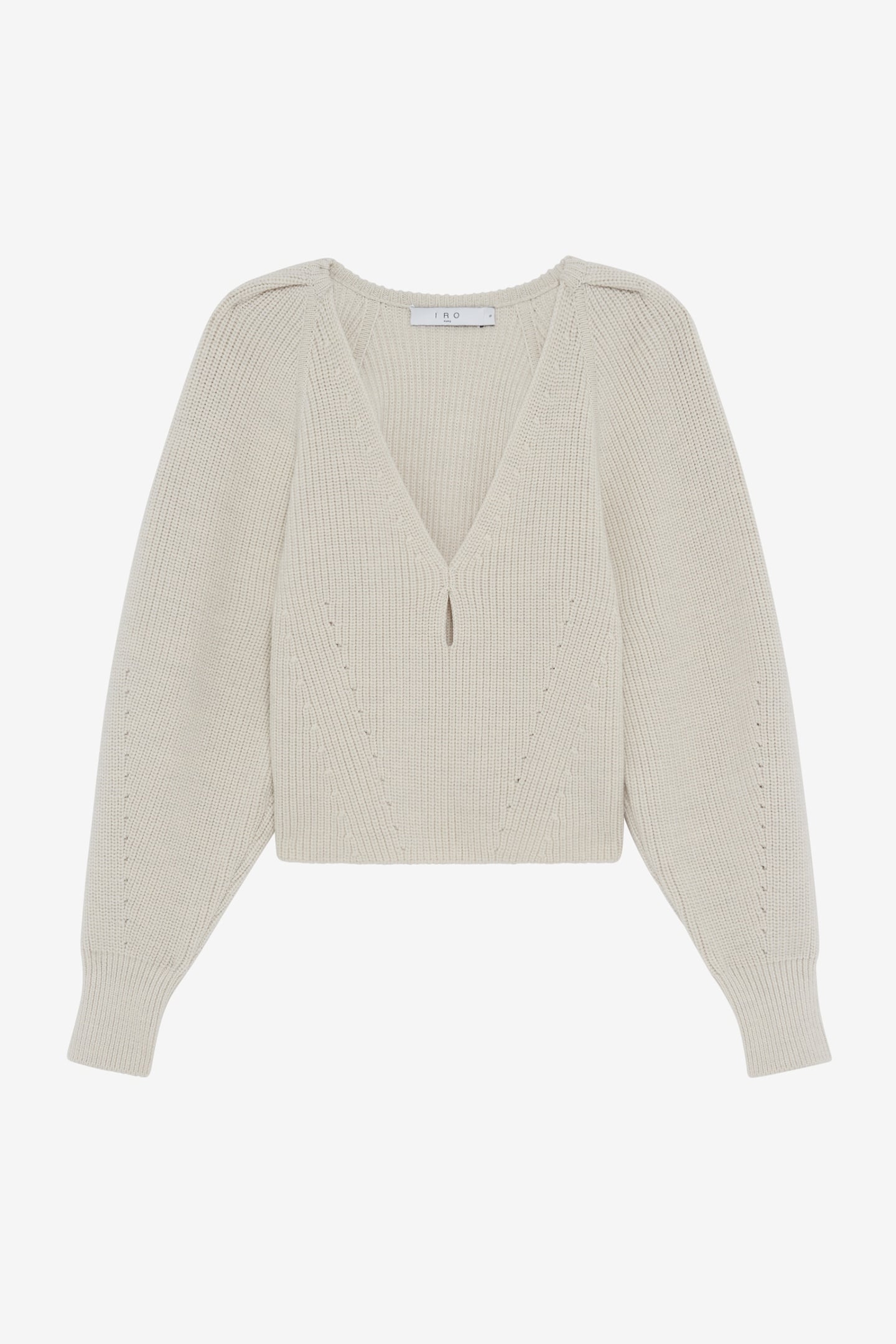 ADSILA PULLOVER ECRU/WHITE 5