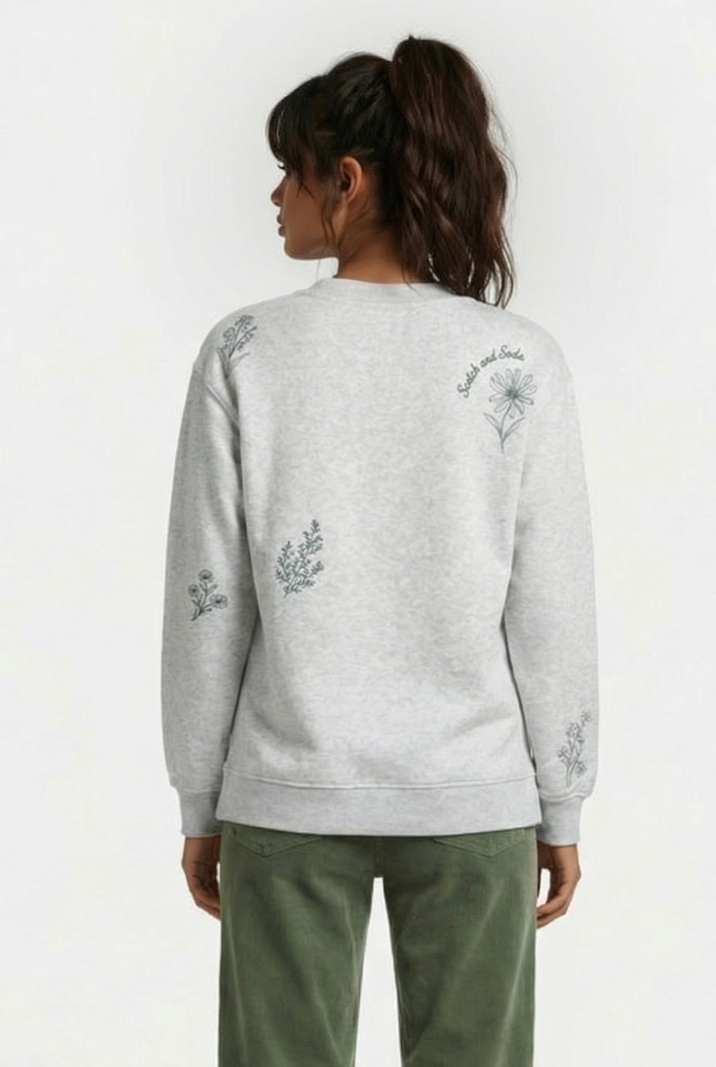 SWEATSHIRT LIGHT GREY HEATHER 2