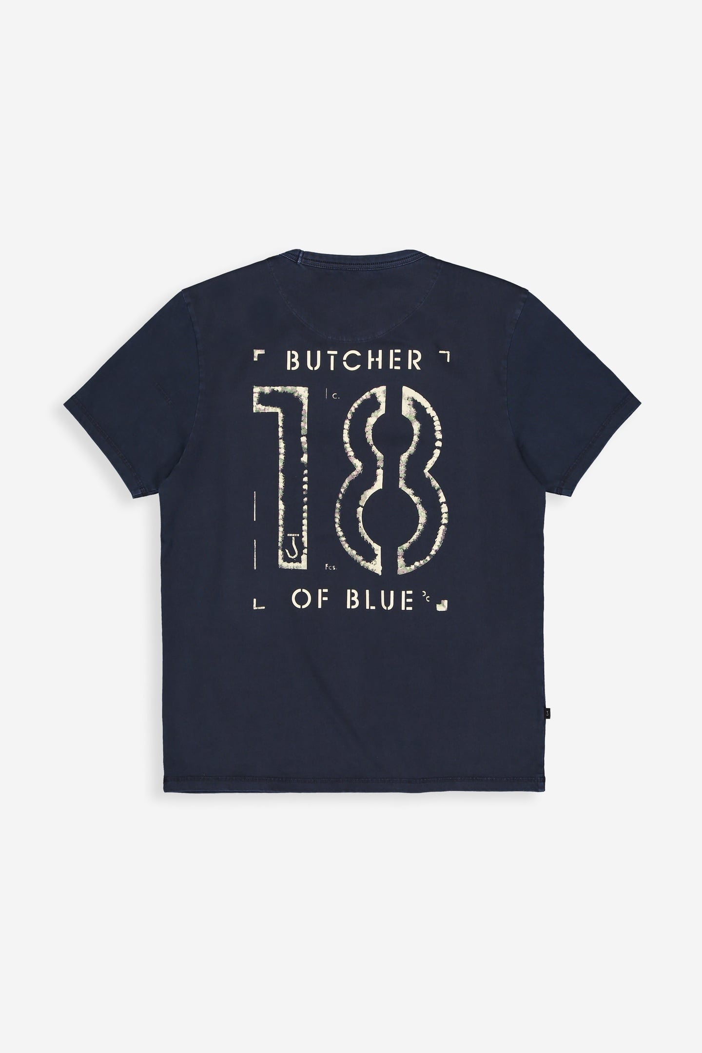 ARMY 18 STENCIL TEE ALASKA BLUE VD 4