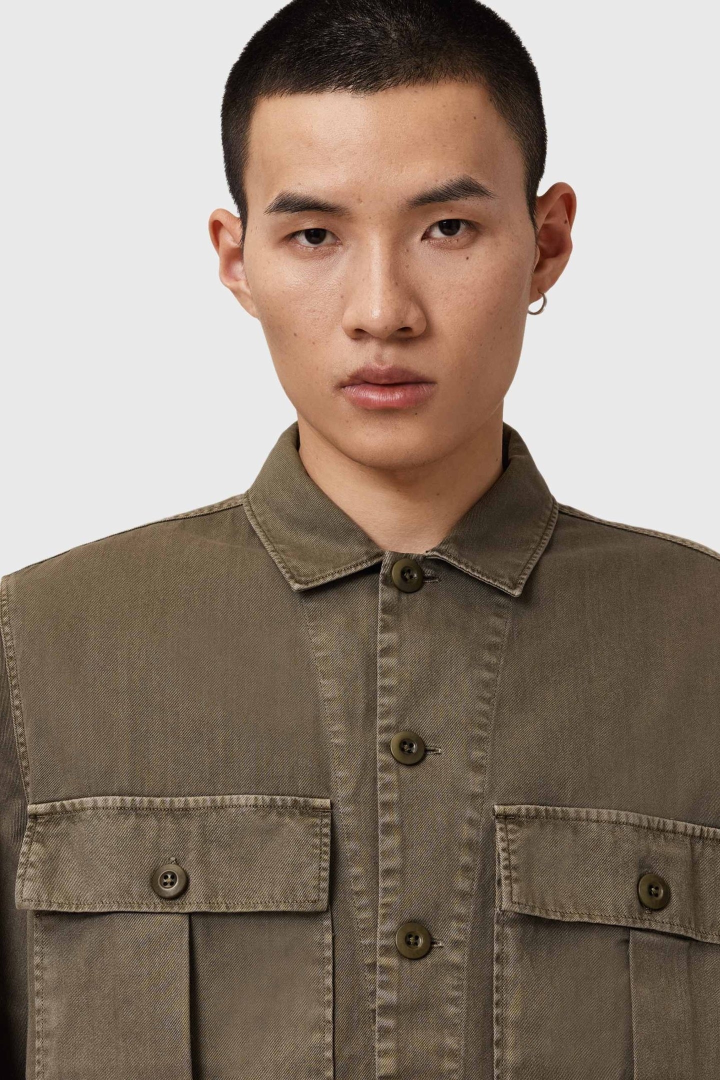 ALBYN LS SHIRT PASTORAL GREEN 7