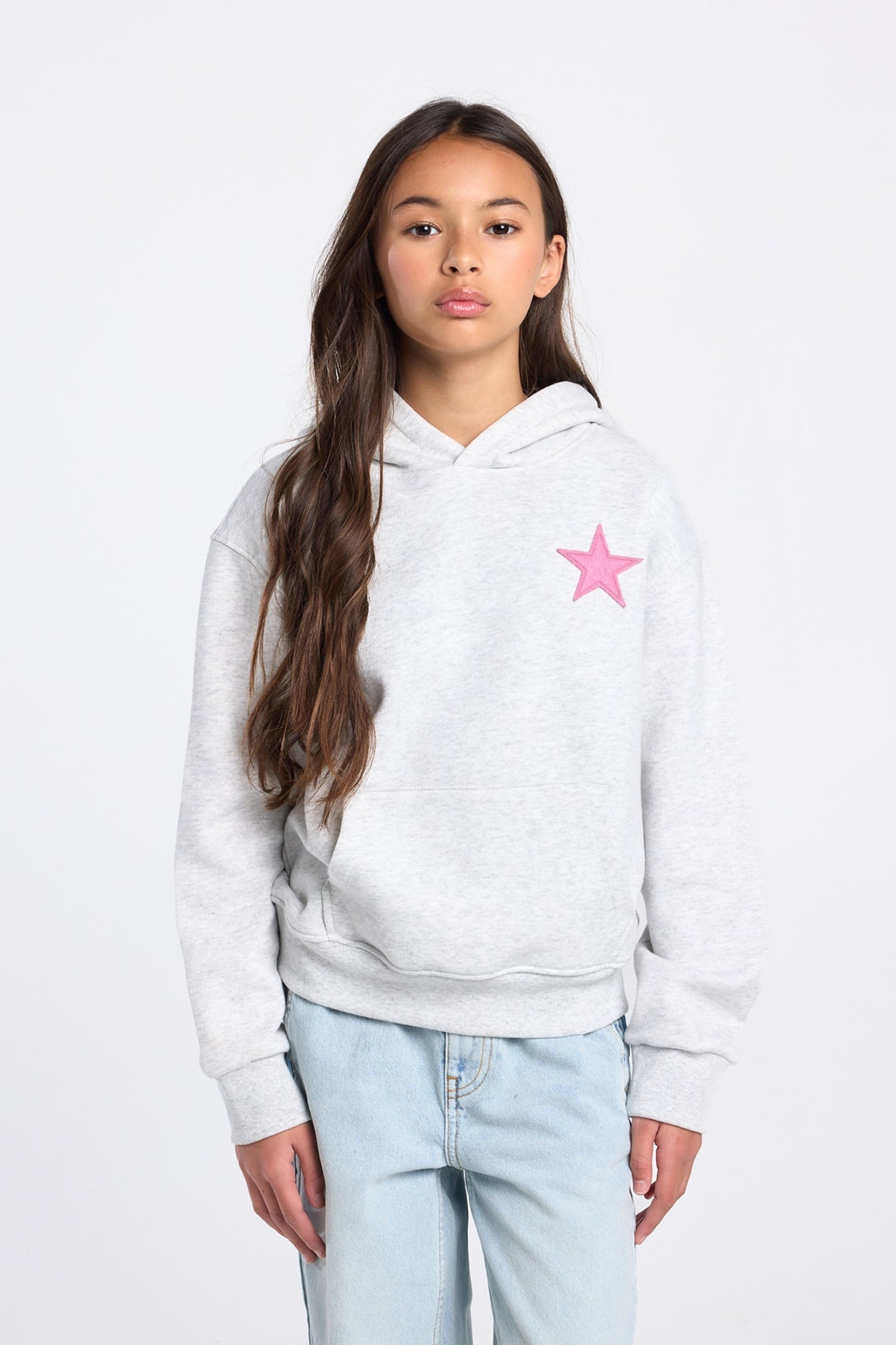 SISSY HOOD JR LIGHT GREY MELANGE 1