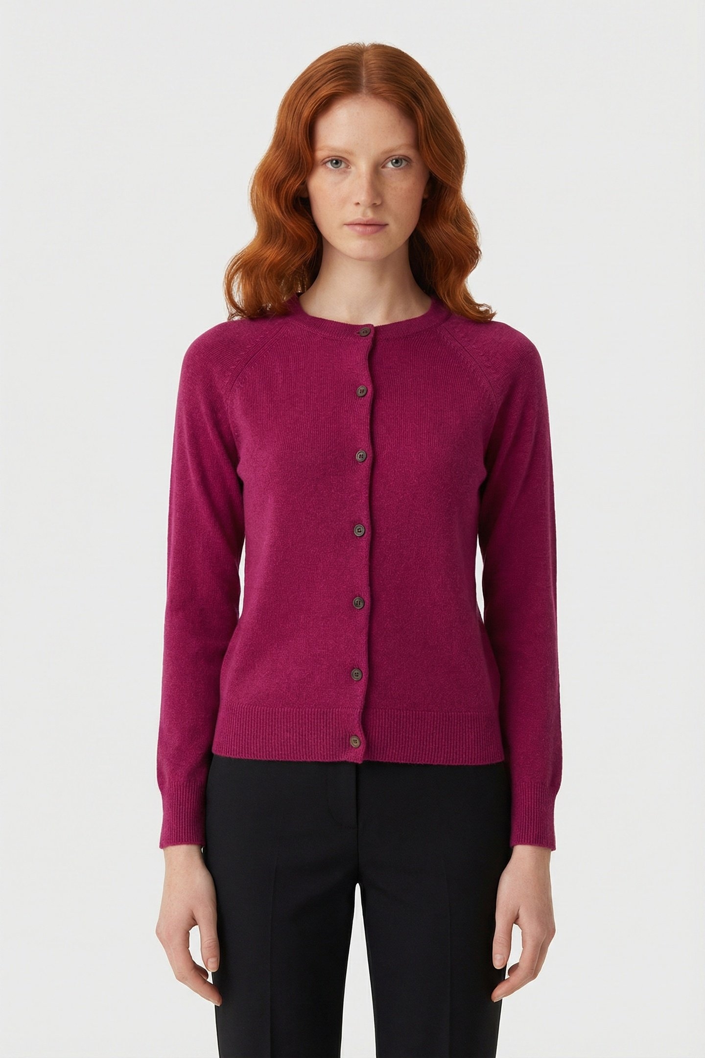 LULU CARDI DARK PLUM 1