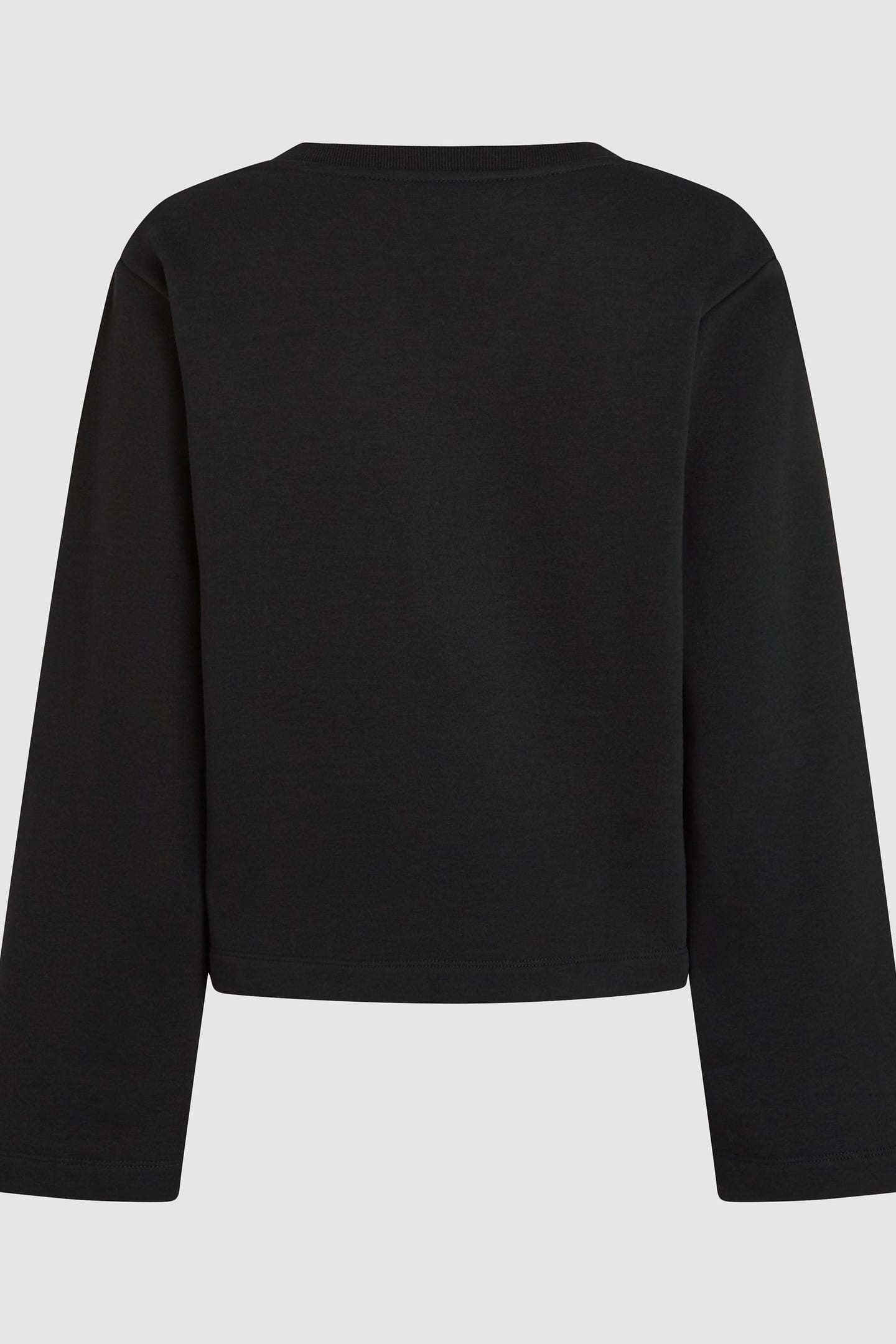 BLACK KARL SIGNATURE HEM V-NK SWEAT 5