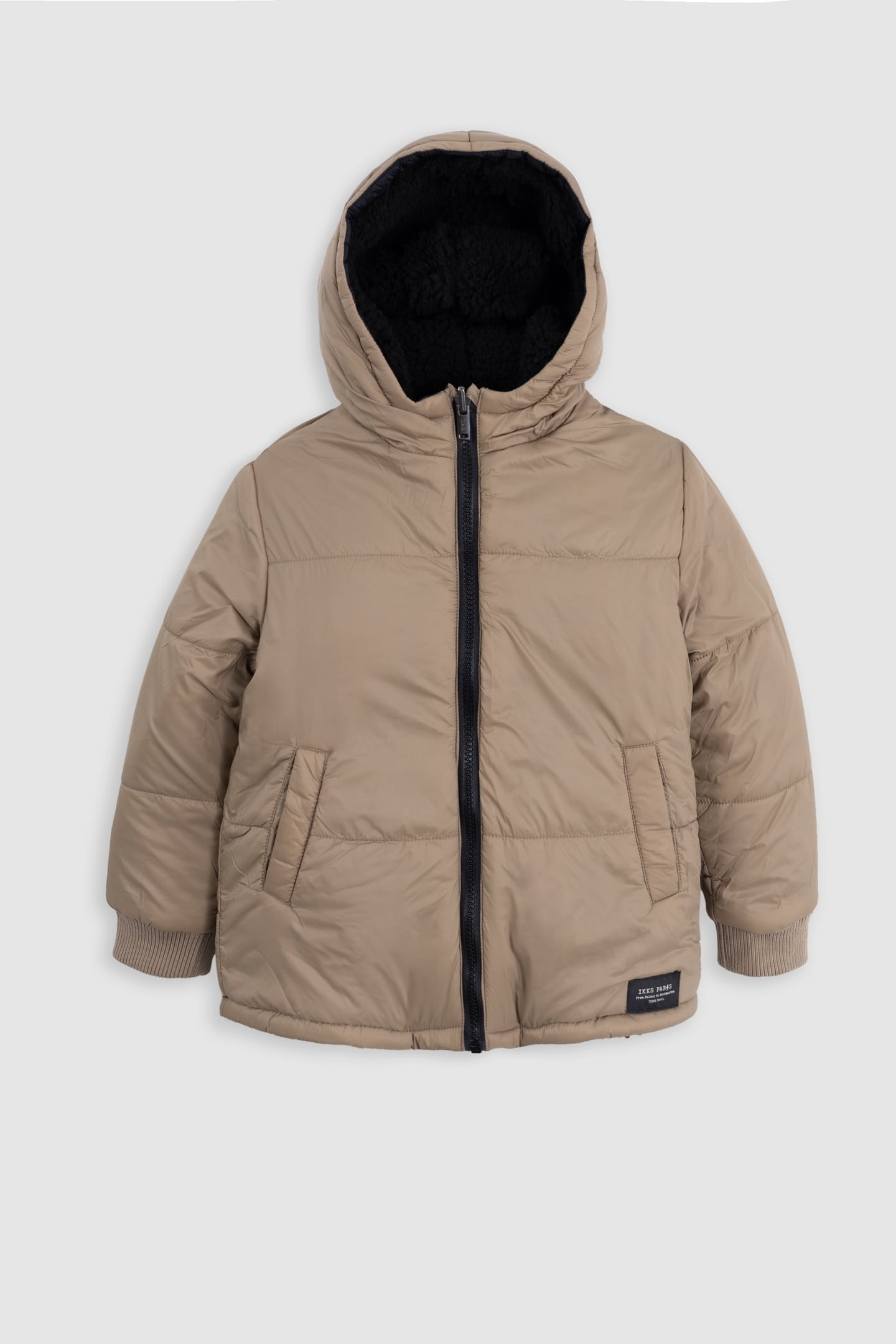 BOY'S 3-IN-1 BLACK PARKA WITH REVERSIBLE DOWN JACKET 5