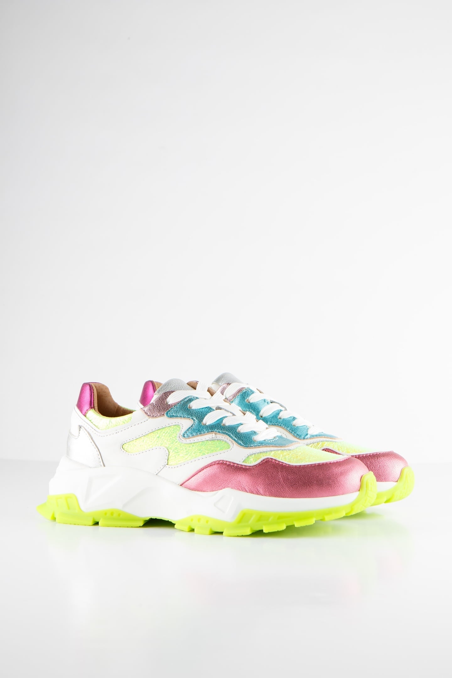CHESTER SNEAKER GREEN NEON / PINK 1