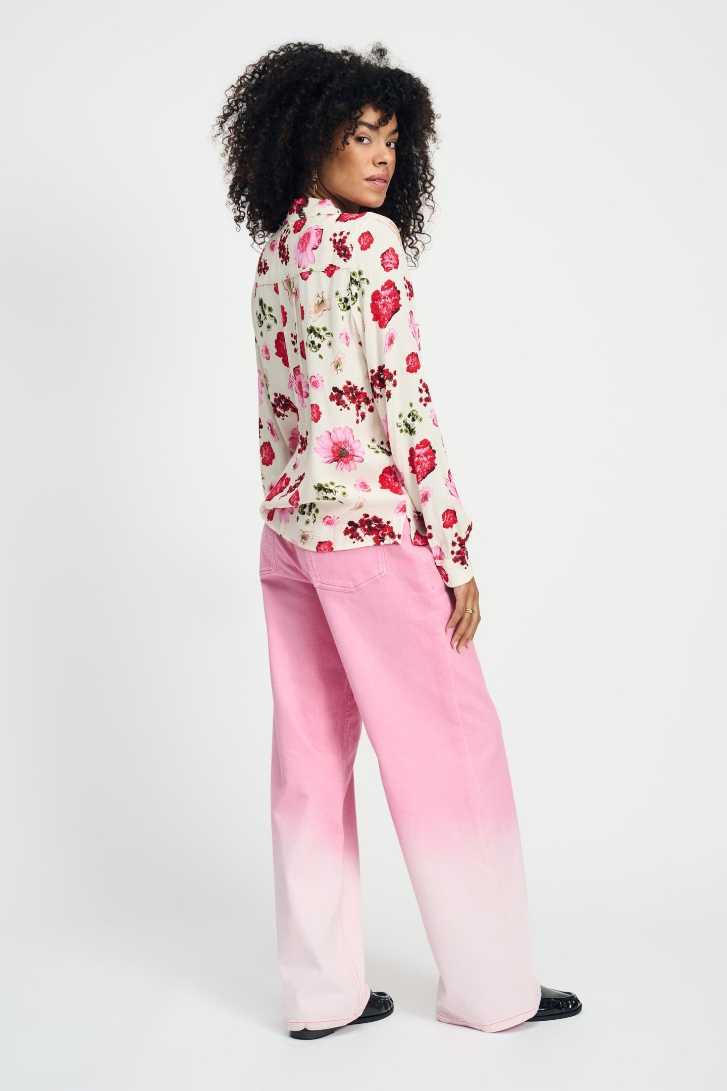 BLOUSE - MILA BOUQUET CREAM WHITE 2