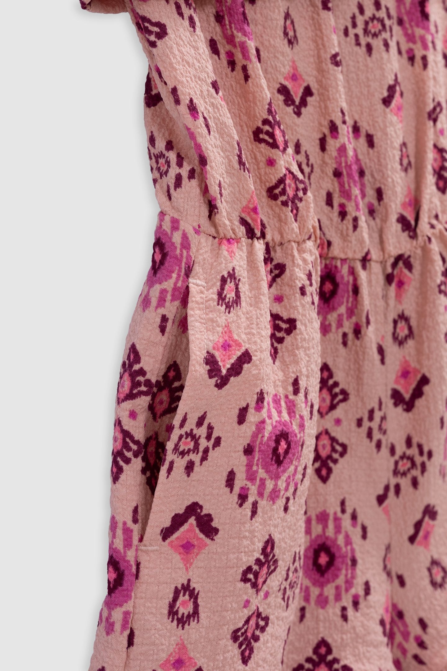 PINK MAXI ETHNIC PRINT JUMPSUIT 6