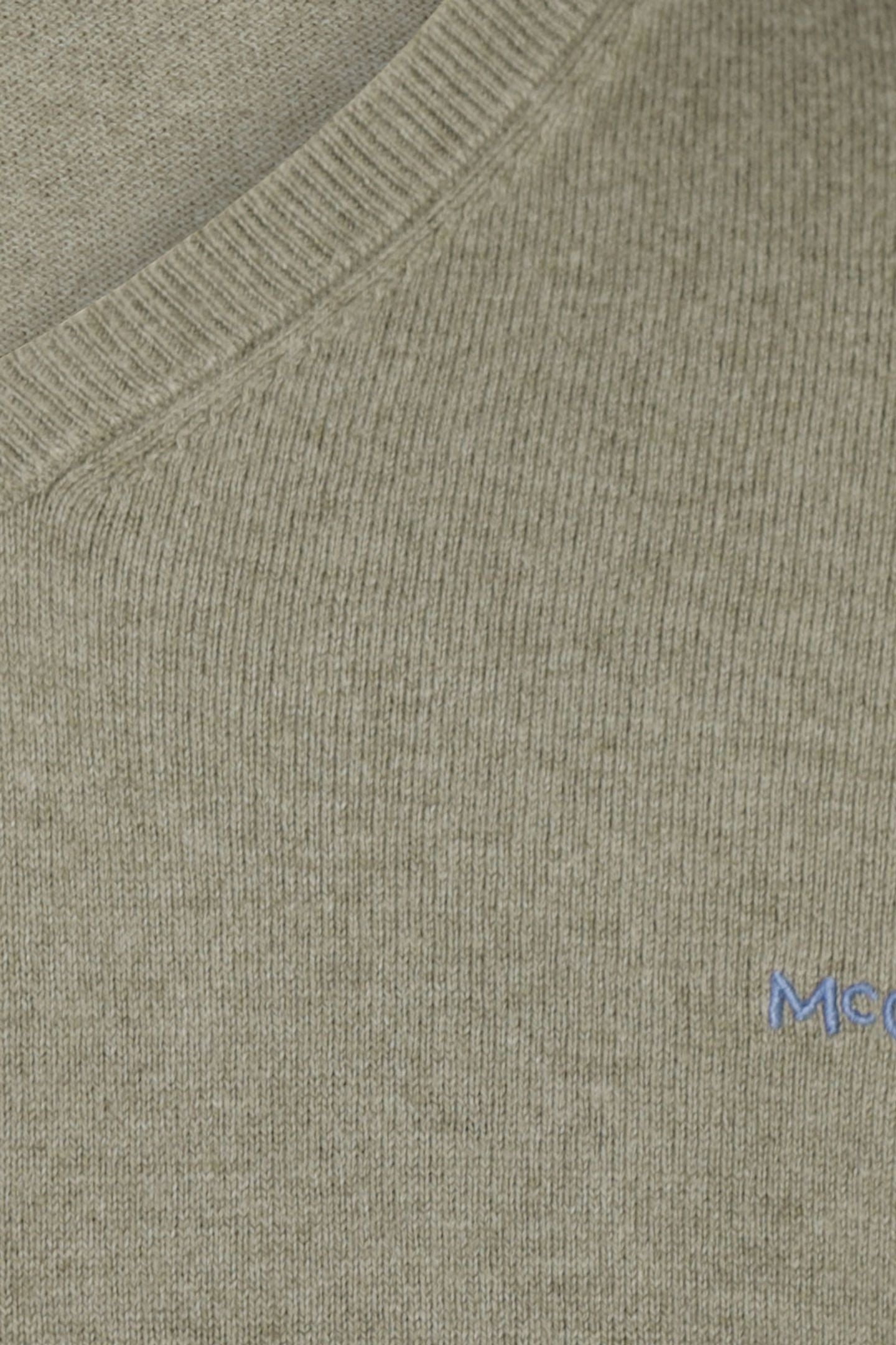 V-NECK SWEATER LIGHT OLIVE 6