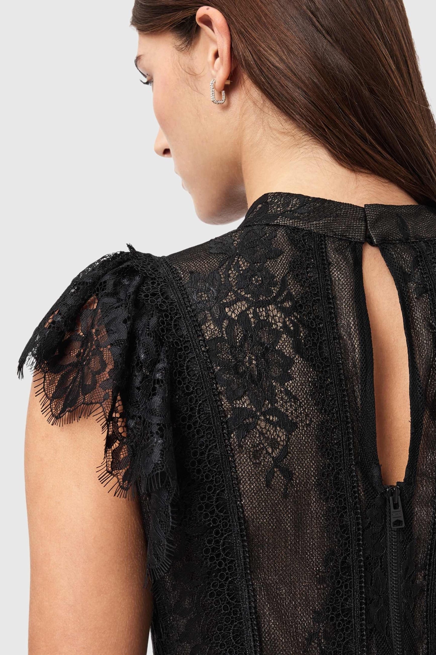 FLEUR DRESS METALLIC GOLD 7