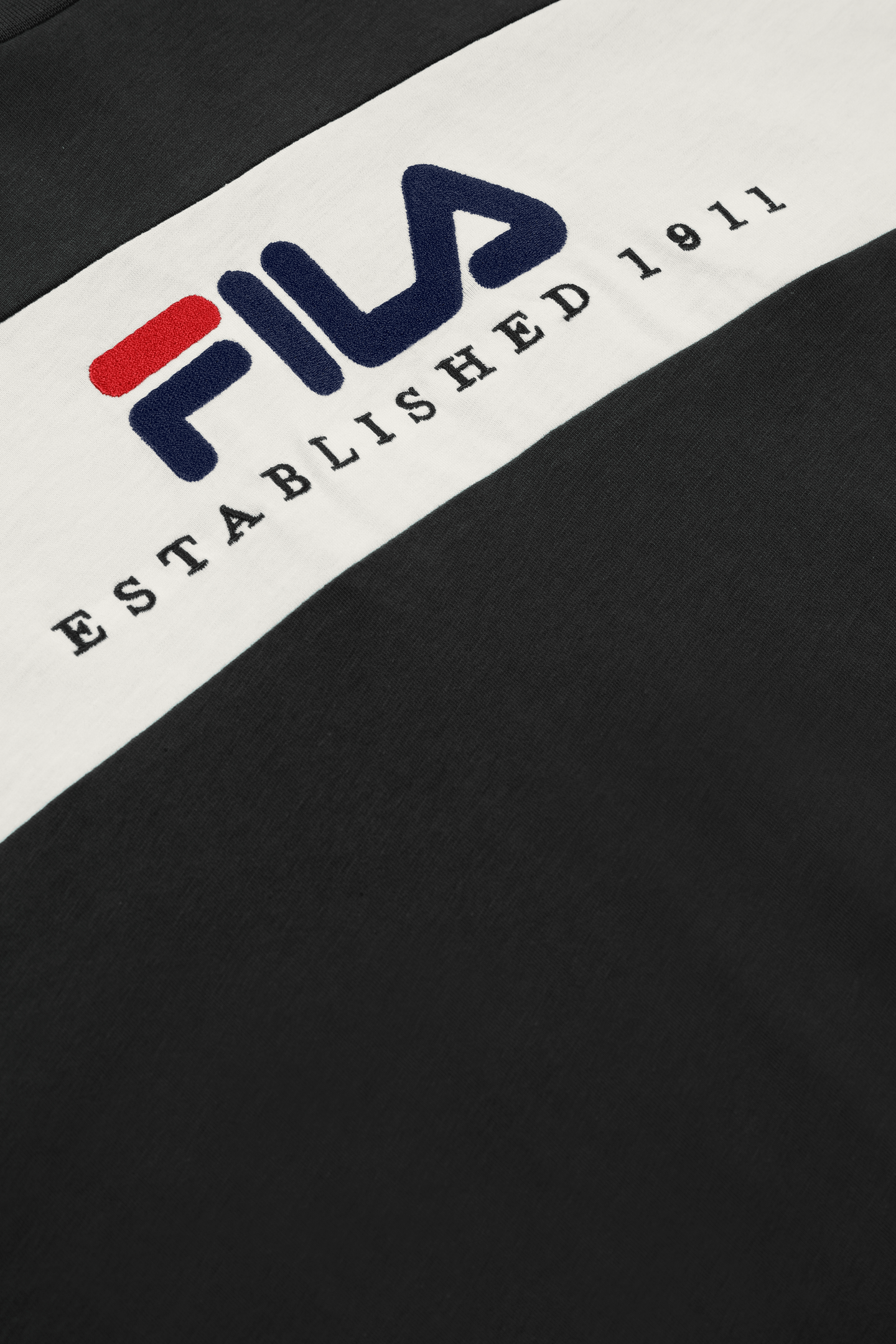 UNISEX VALSERA REGULAR BLOCKED T-SHIRT BLACK-EGRET 7