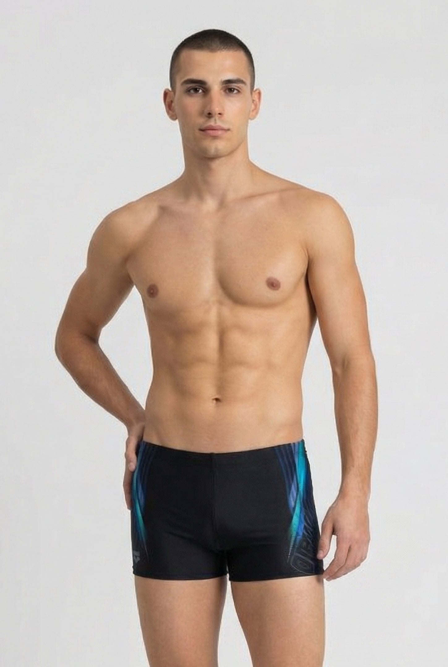 MEN'S ARENA UNDERWATER SWIM SHORT BLACK MULTI BLACK 1