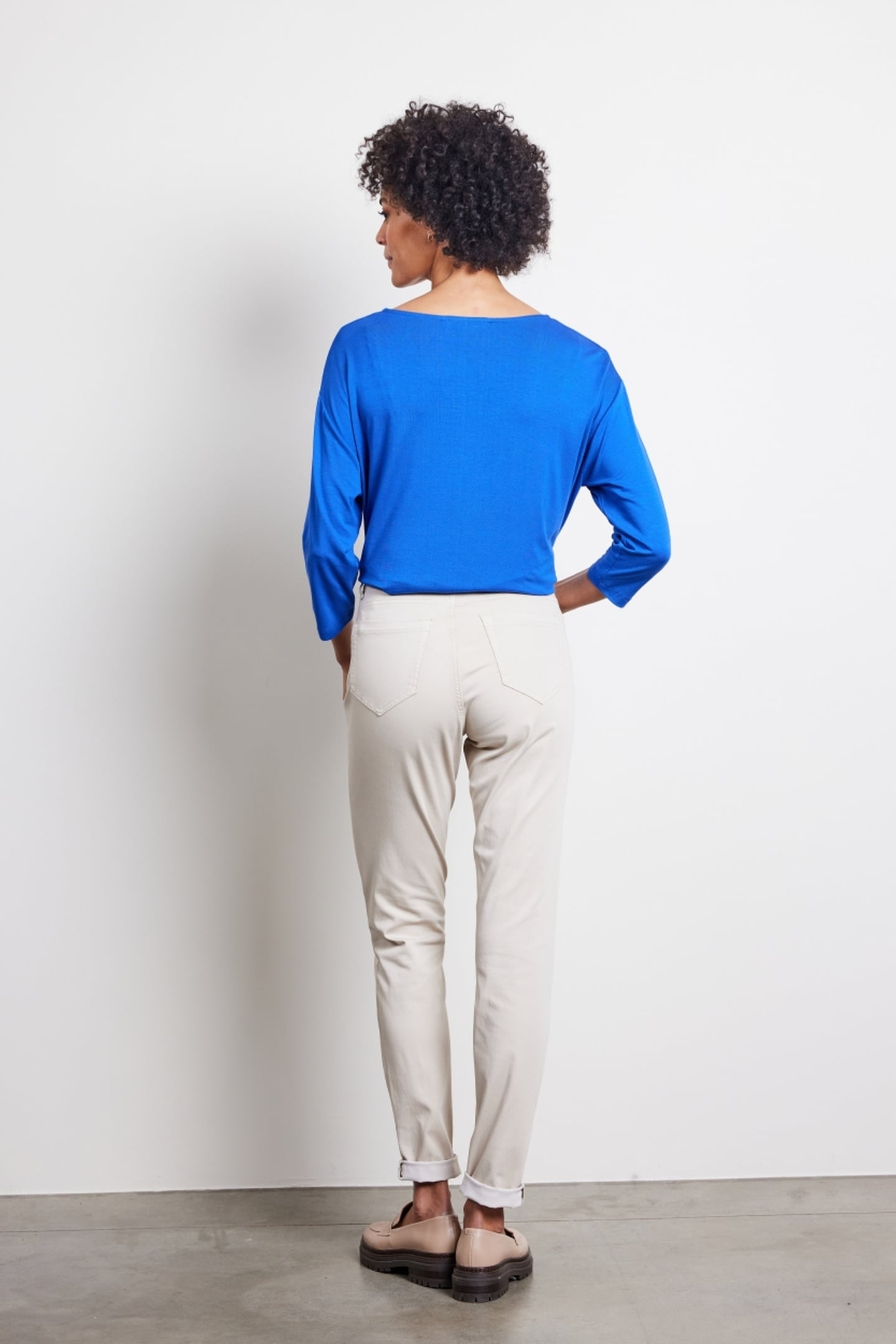 5 POCKETS PANTS TINA IN FEATHER GREY 3