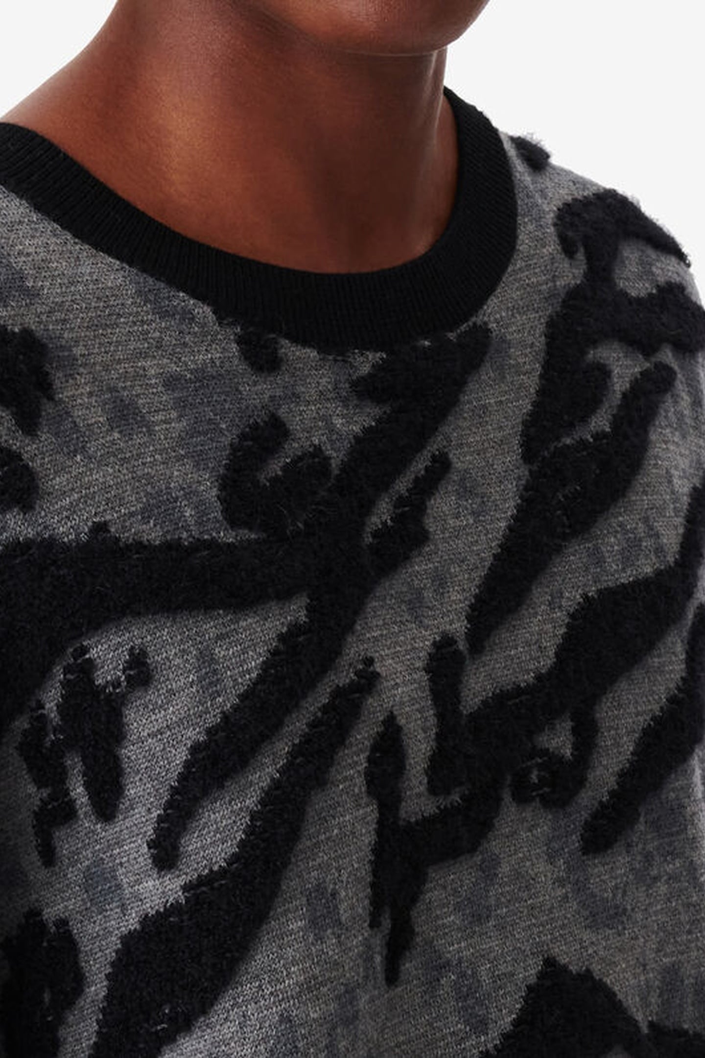 PULES PULLOVER PRINT ANIMAL GREY 6